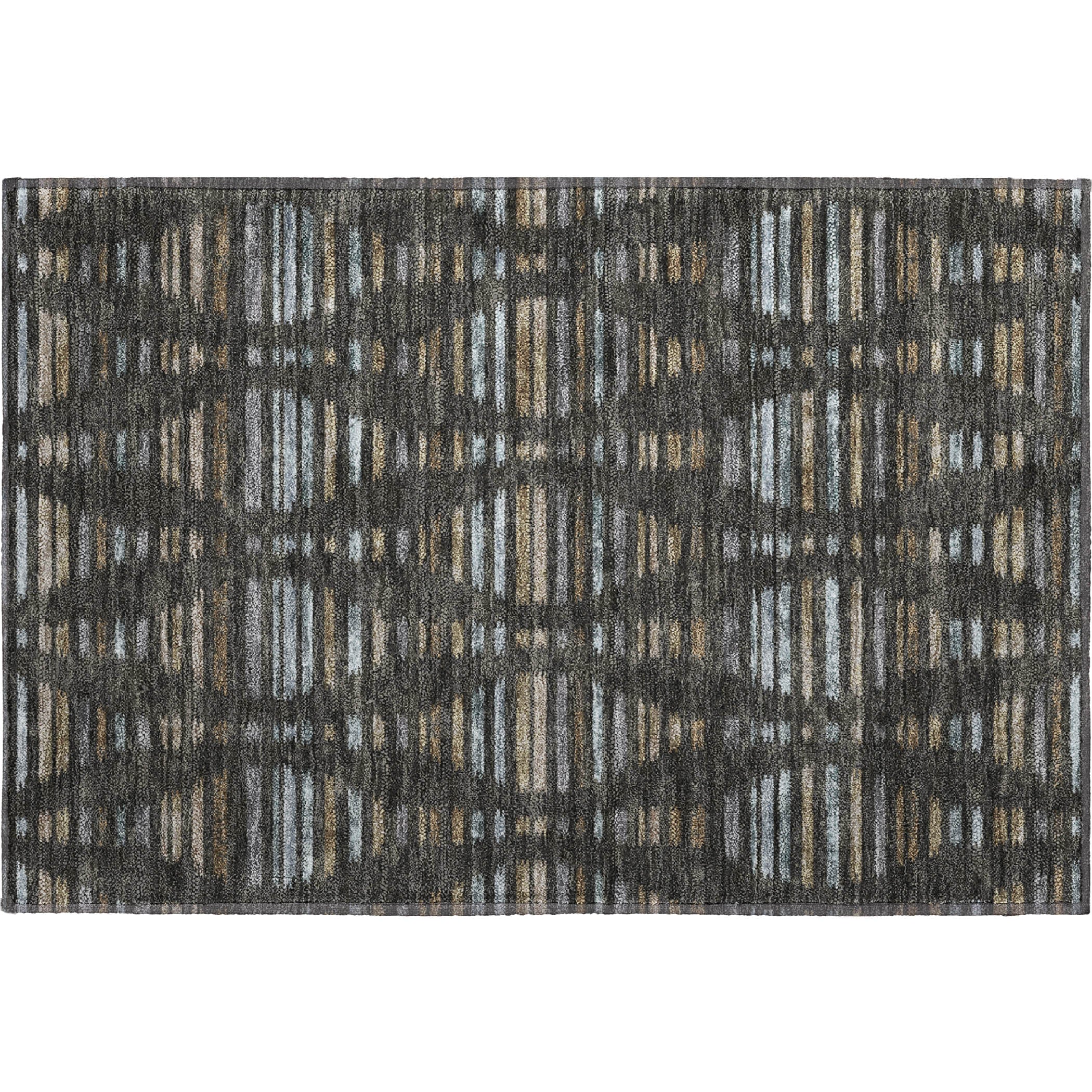 Jaipur Machine Washable Transitional Coffee Brown Rug 1'8" x 2'6" #shape_Rectangle