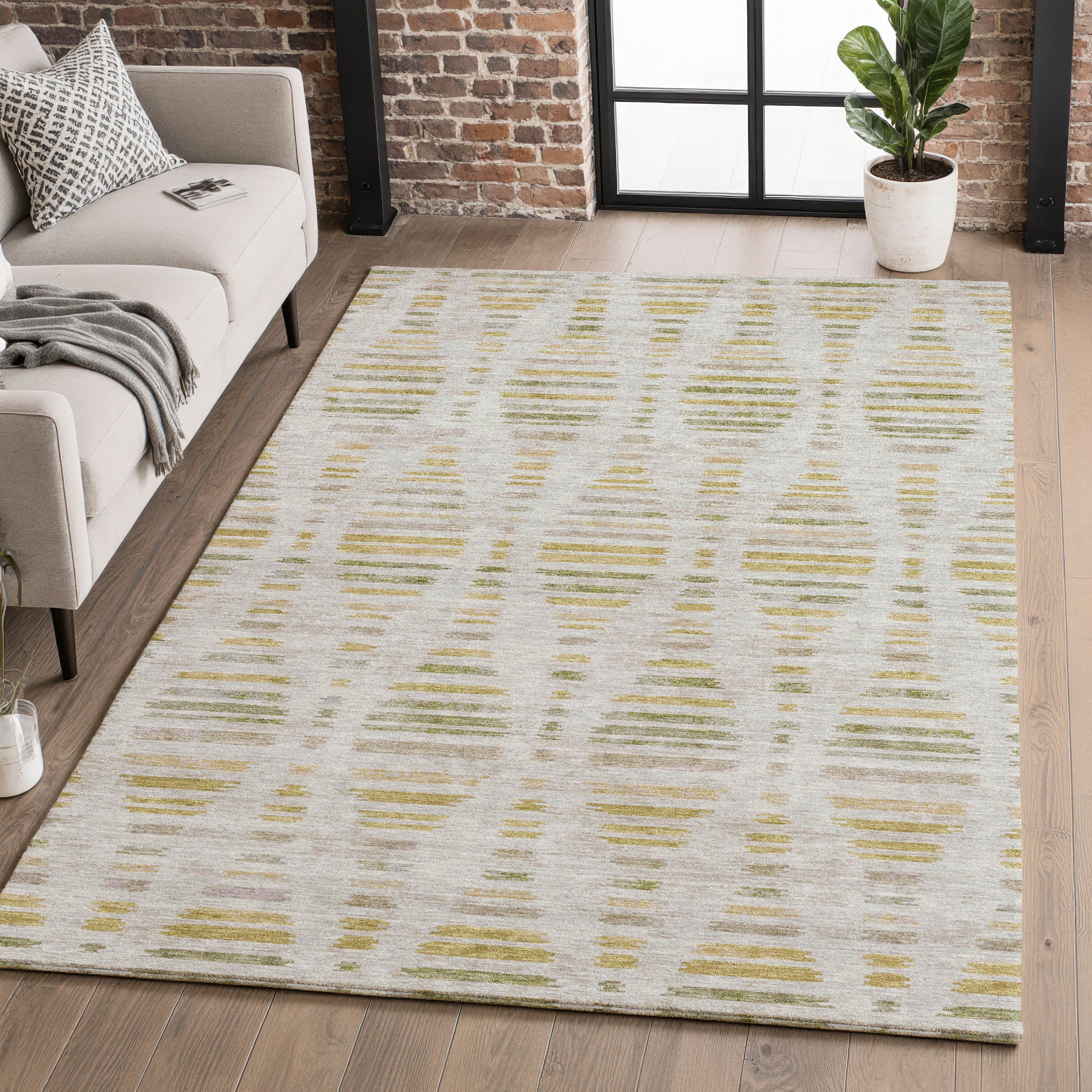 Jaipur Machine Washable Transitional Ivory Rug 2'6" x 3'10" #shape_Rectangle