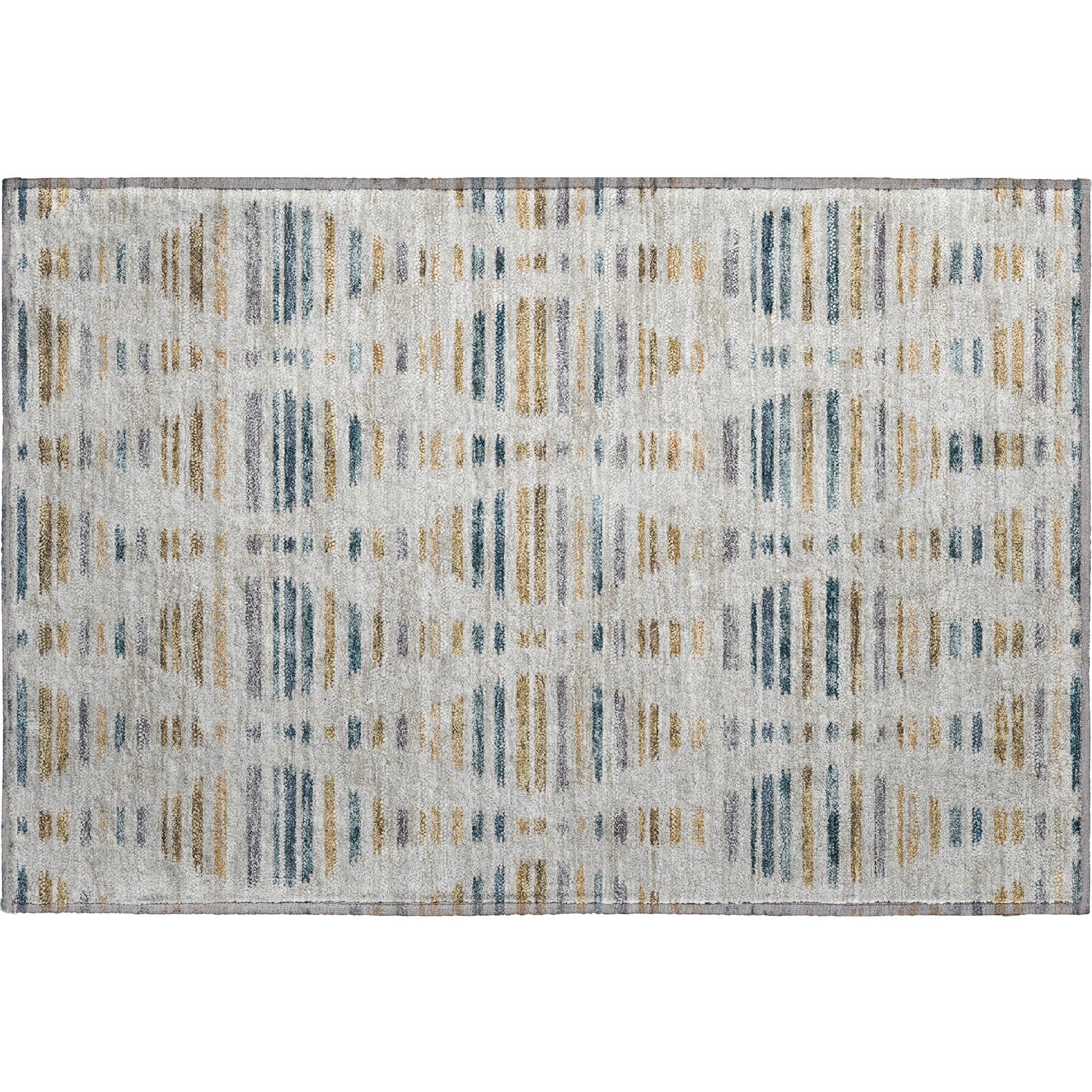 Jaipur Machine Washable Transitional Linen Ivory Rug 1'8" x 2'6" #shape_Rectangle