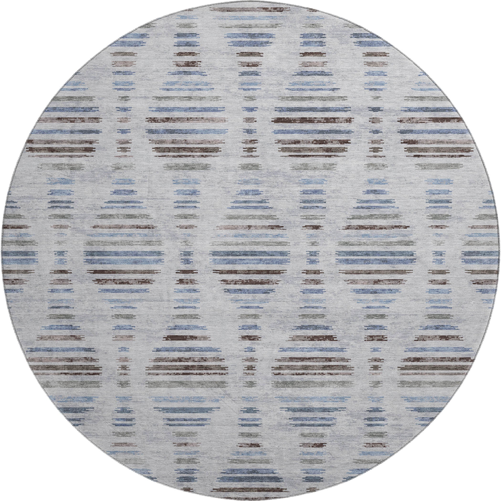 Jaipur Machine Washable Transitional Putty Ivory Rug 8' x 8' #shape_Round