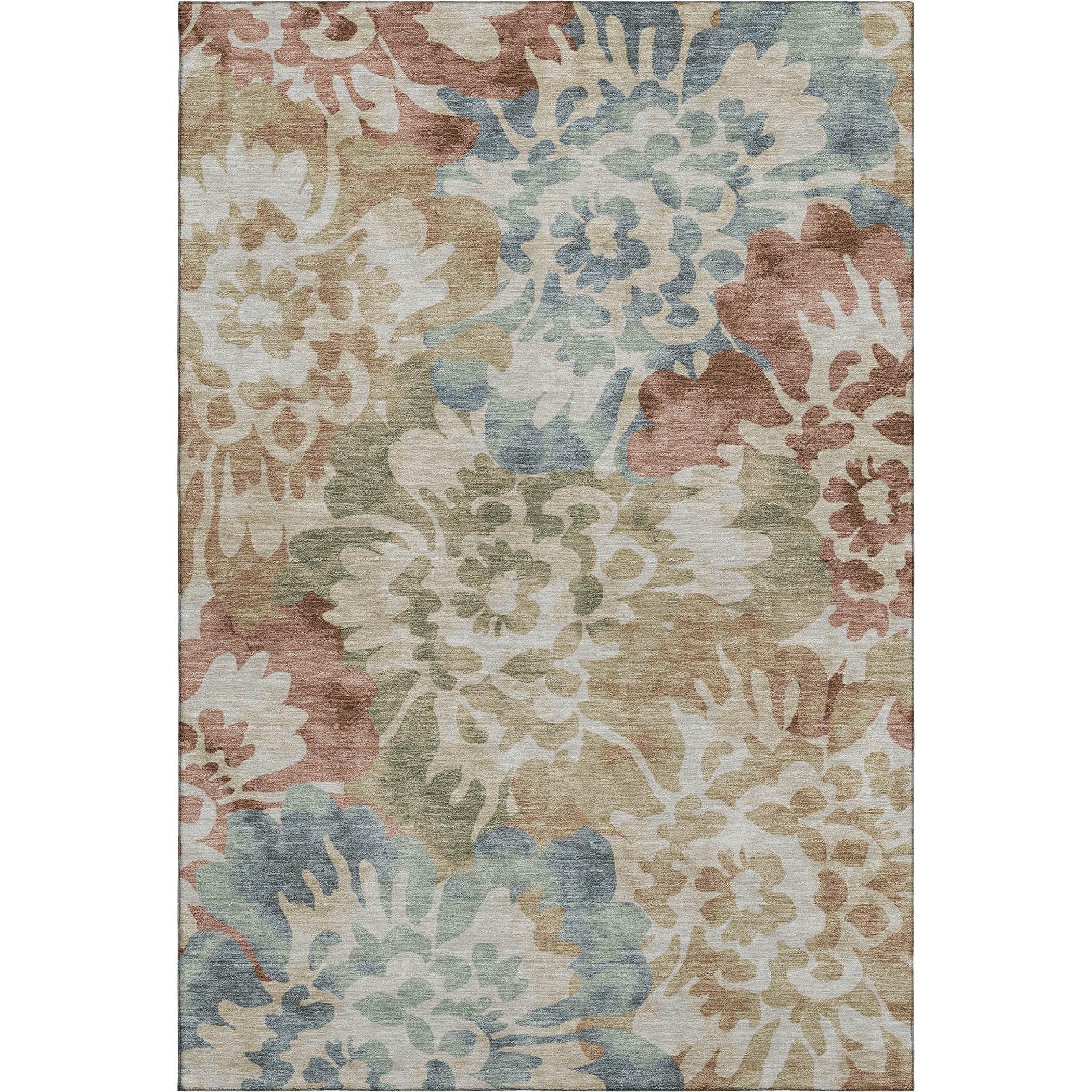 Tallinn Machine Washable Transitional Paprika Orange Rug 2'6" x 3'10" #shape_Rectangle