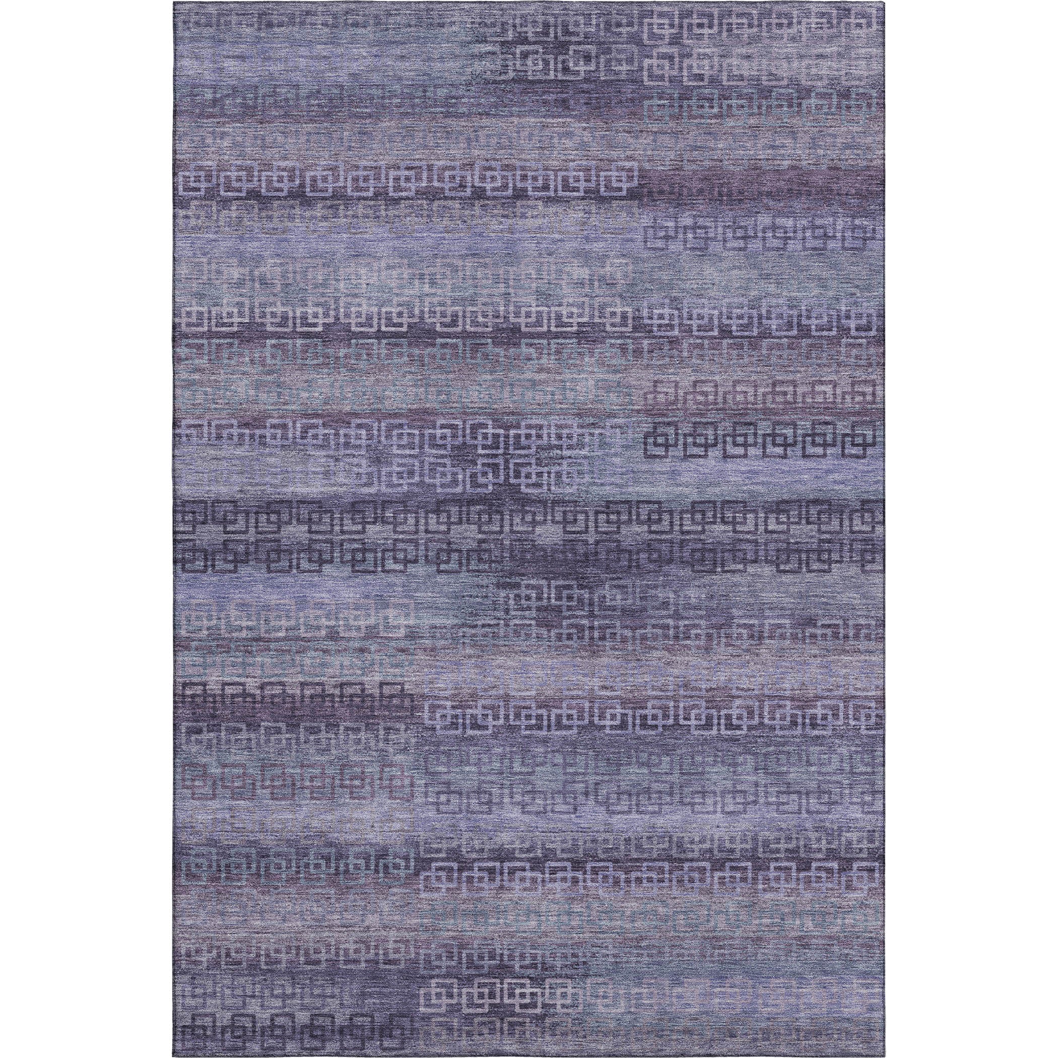 Valletta Machine Washable Transitional Plum Purple Rug 2'6" x 3'10" #shape_Rectangle