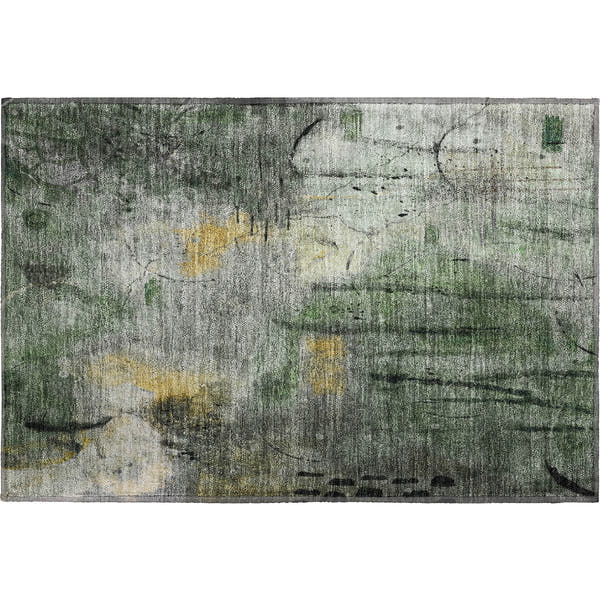 Cusco Machine Washable Transitional Pewter Gray Rug 1'8" x 2'6"