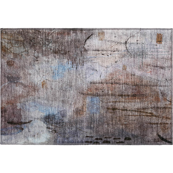 Cusco Machine Washable Transitional Taupe Brown Rug 1'8" x 2'6"
