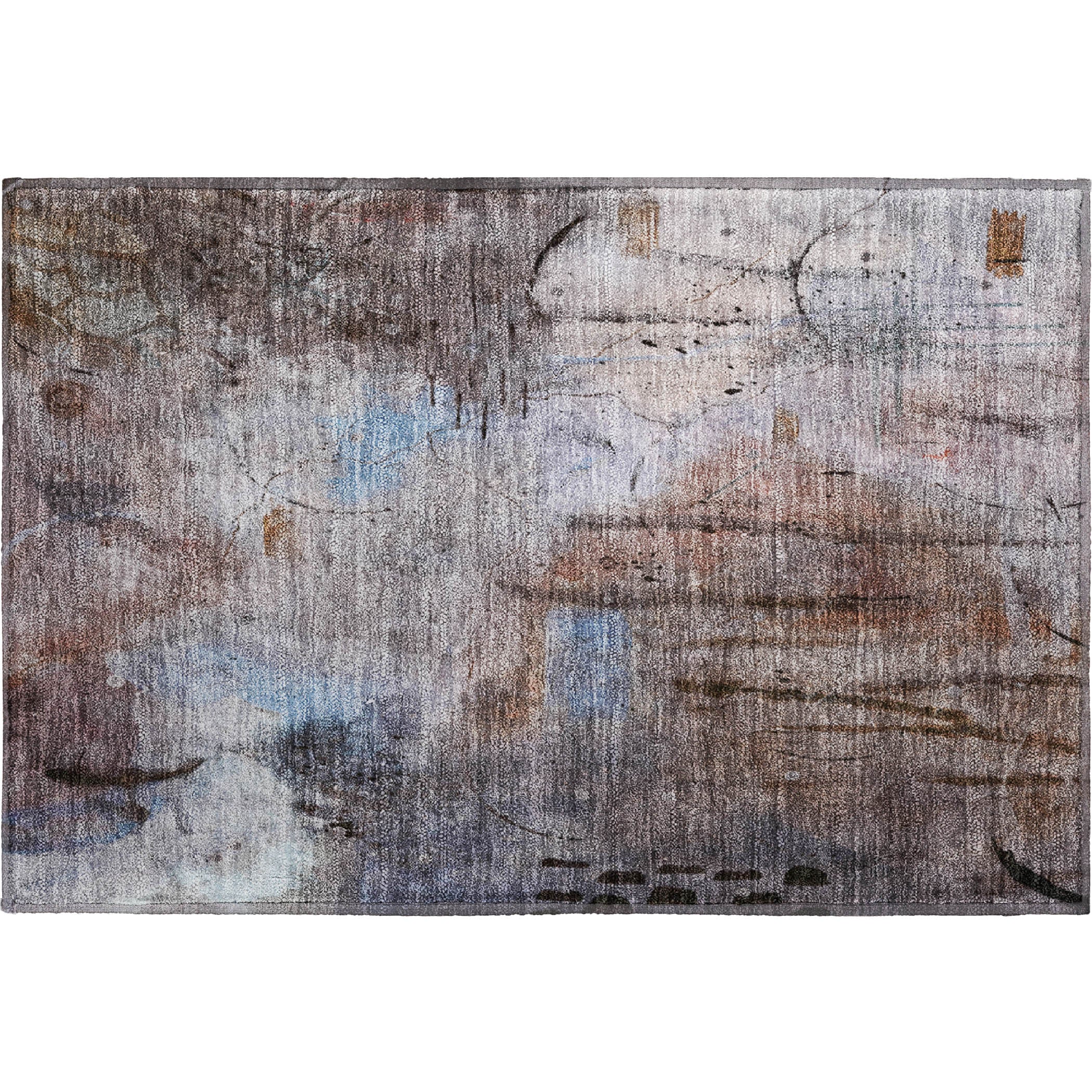 Cusco Machine Washable Transitional Taupe Brown Rug 1'8" x 2'6" #shape_Rectangle