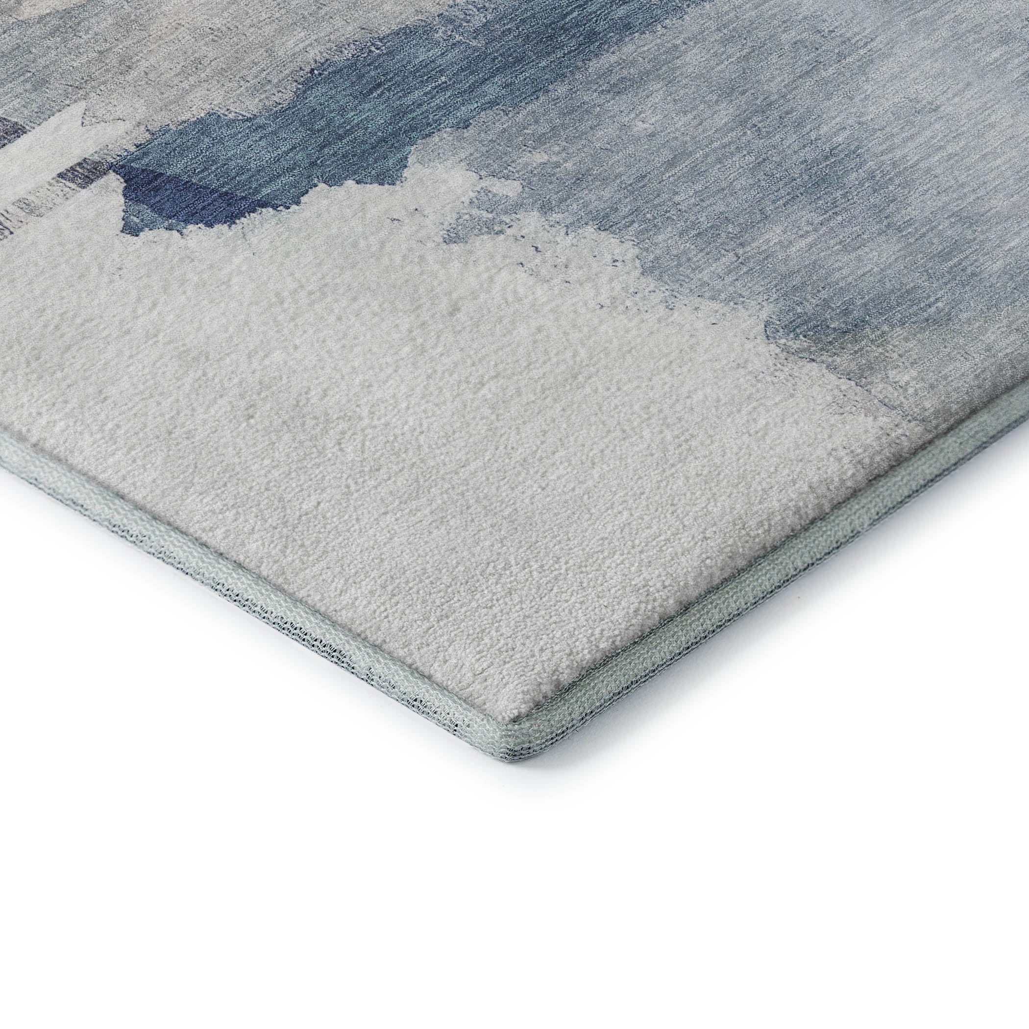 Sarajevo Machine Washable Transitional Blue Rug 1'8" x 2'6" #shape_Rectangle