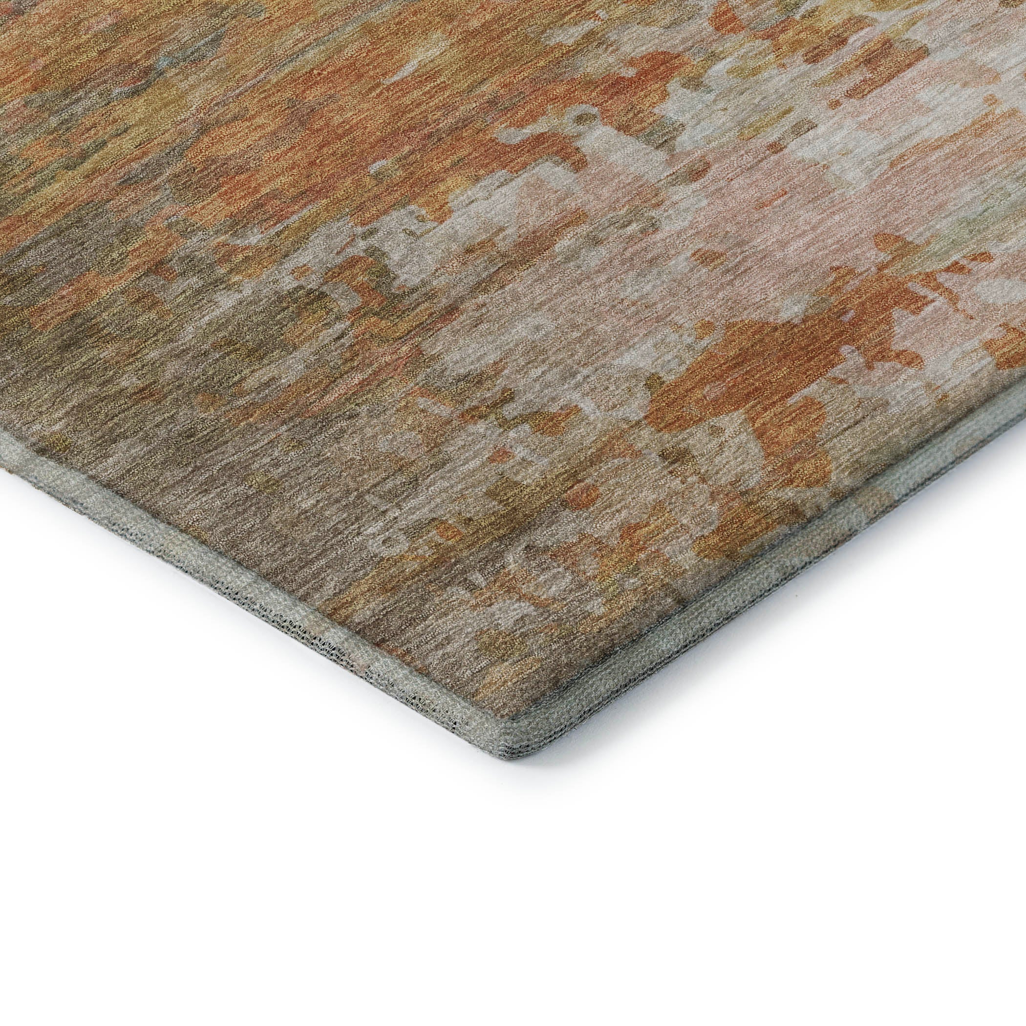 Sarajevo Machine Washable Transitional Khaki Brown Rug 1'8" x 2'6" #shape_Rectangle