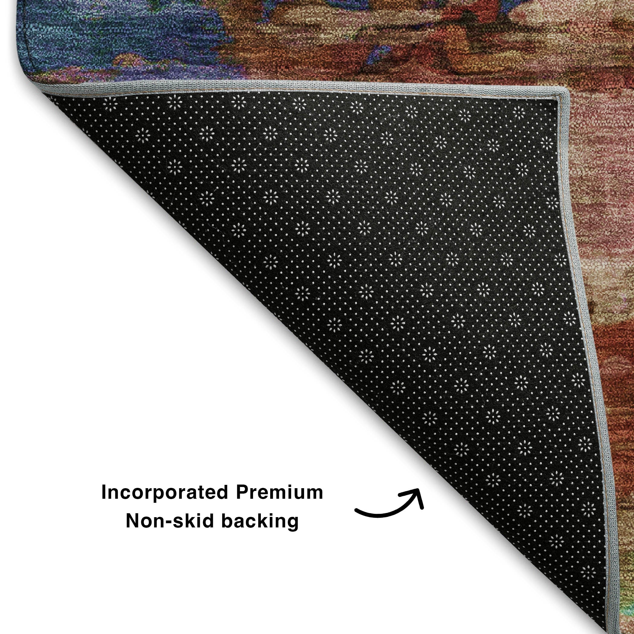 Oaxaca Machine Washable Transitional Sage Green Rug 1'8" x 2'6" #shape_Rectangle