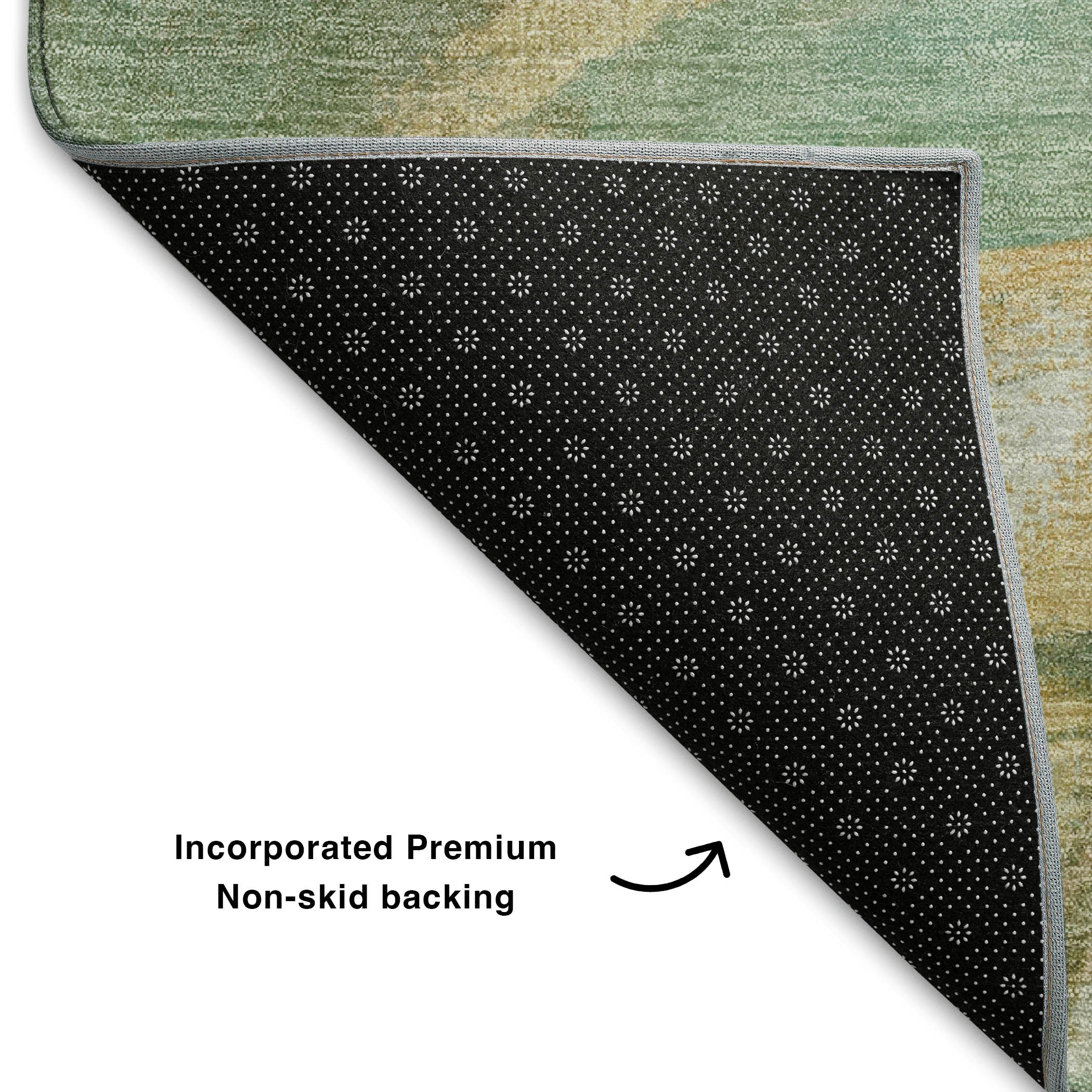 Lima Machine Washable Transitional Beige Brown Rug 1'8" x 2'6" #shape_Rectangle