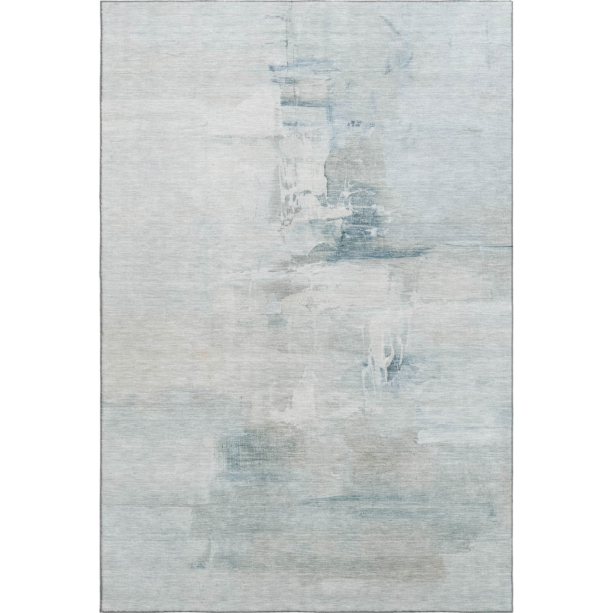 Sarajevo Machine Washable Transitional Sky Blue Rug 2'6" x 3'10" #shape_Rectangle