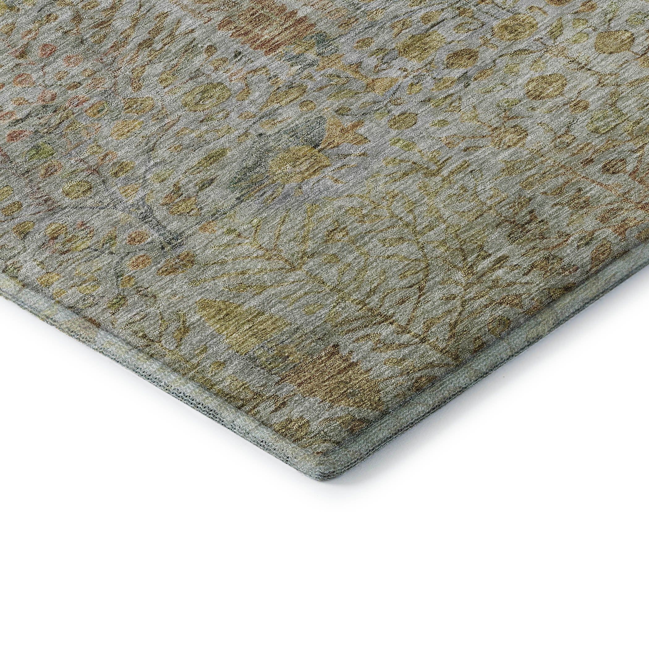 Antigua Machine Washable Transitional Linen Ivory Rug 1'8" x 2'6" #shape_Rectangle