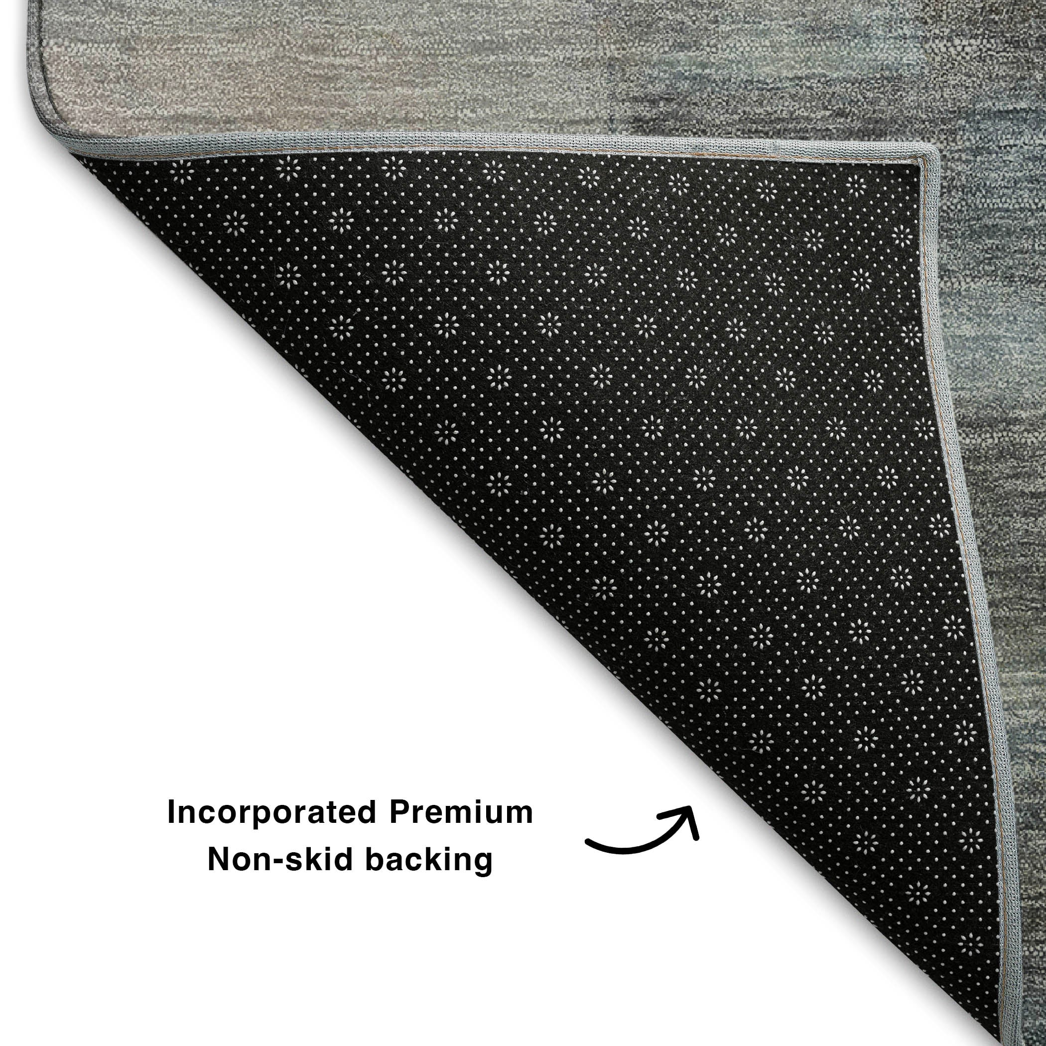 Athens Machine Washable Transitional Blue Rug 1'8" x 2'6" #shape_Rectangle