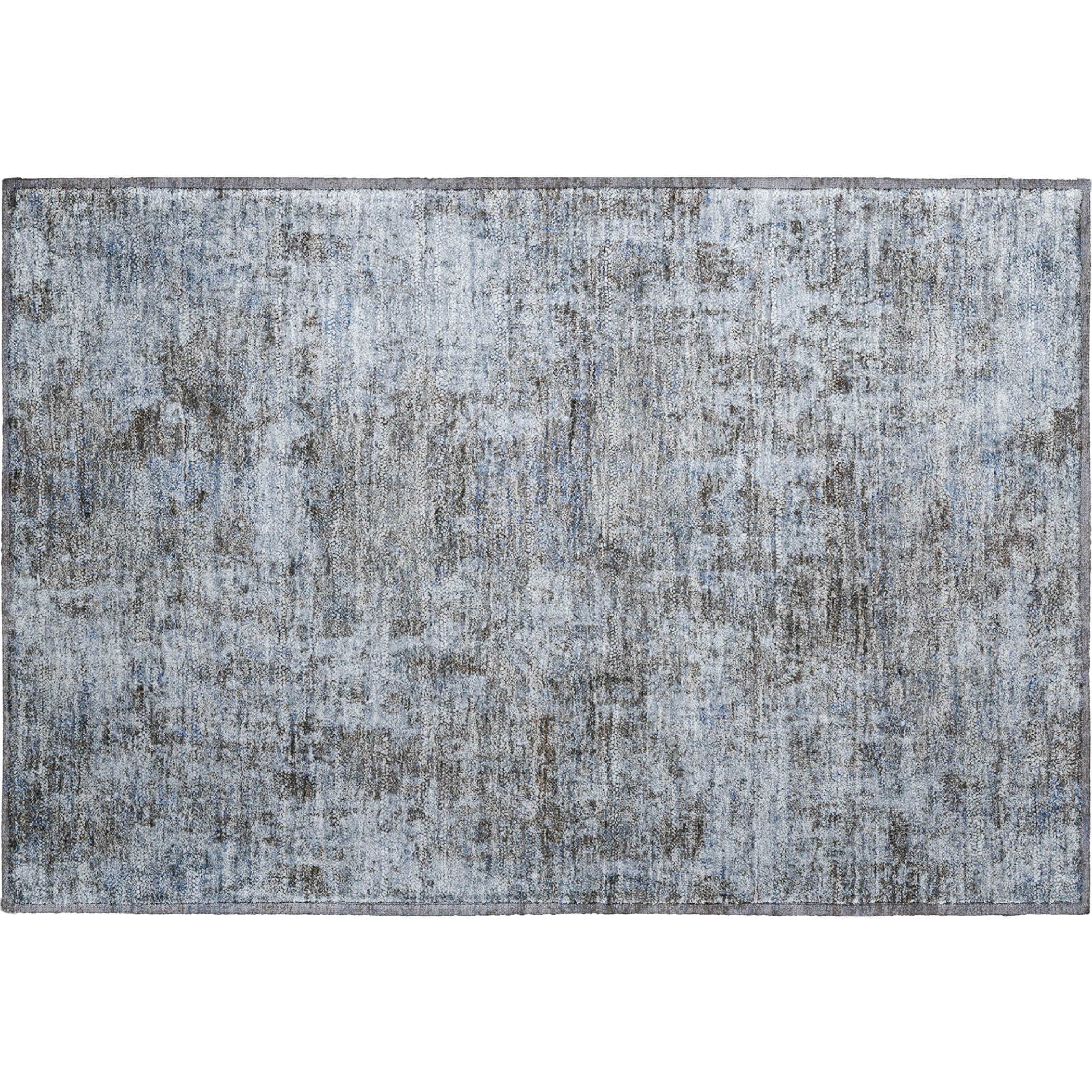 Marrakech Machine Washable Transitional Blue Rug 1'8" x 2'6" #shape_Rectangle