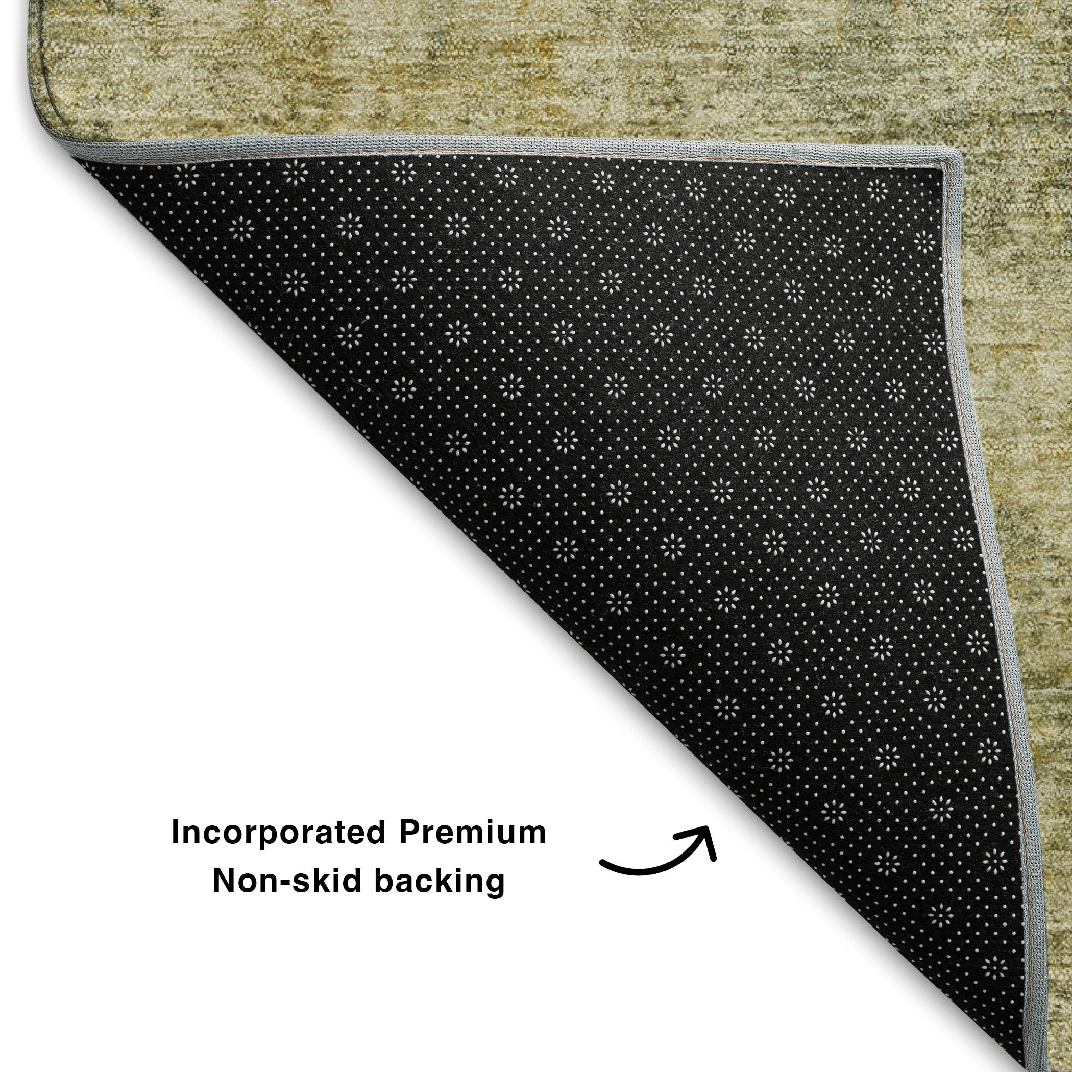 Marrakech Machine Washable Transitional Sage Green Rug 1'8" x 2'6" #shape_Rectangle