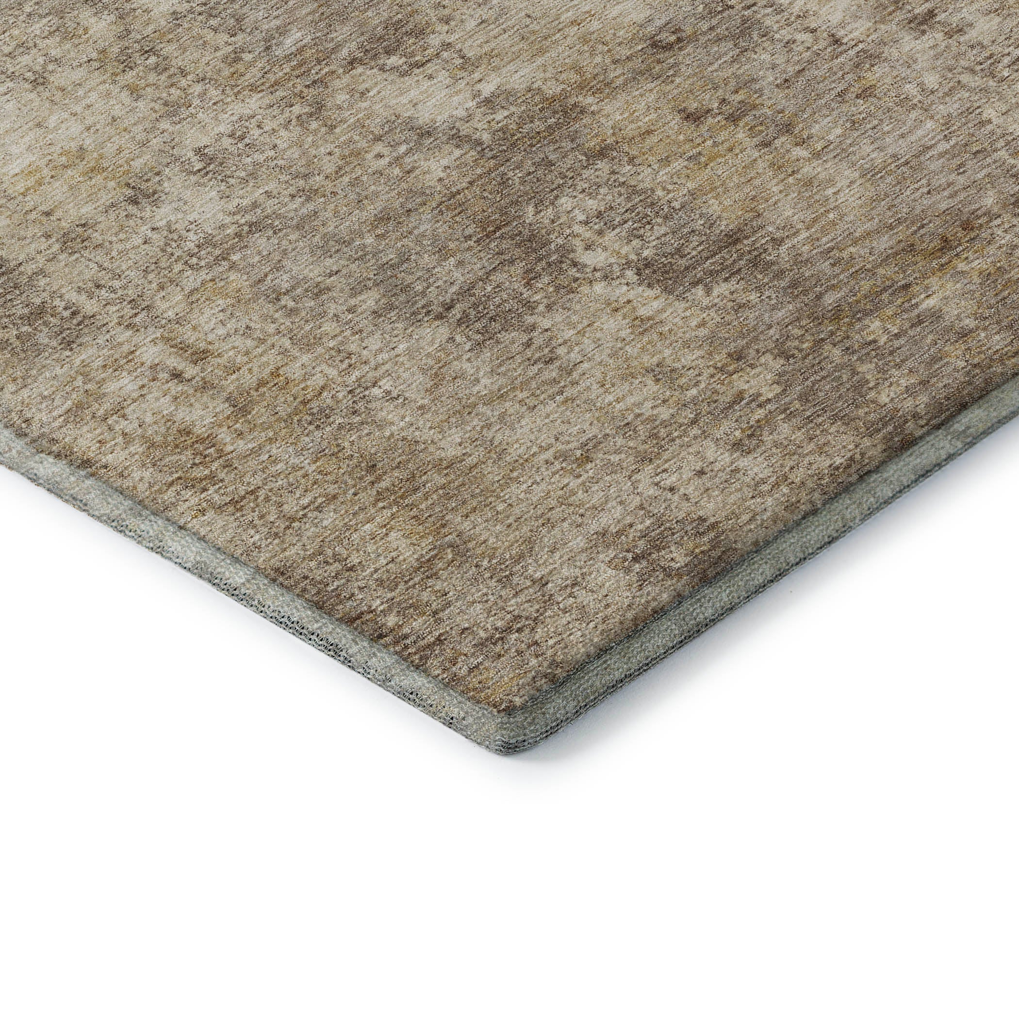 Marrakech Machine Washable Transitional Taupe Brown Rug 1'8" x 2'6" #shape_Rectangle