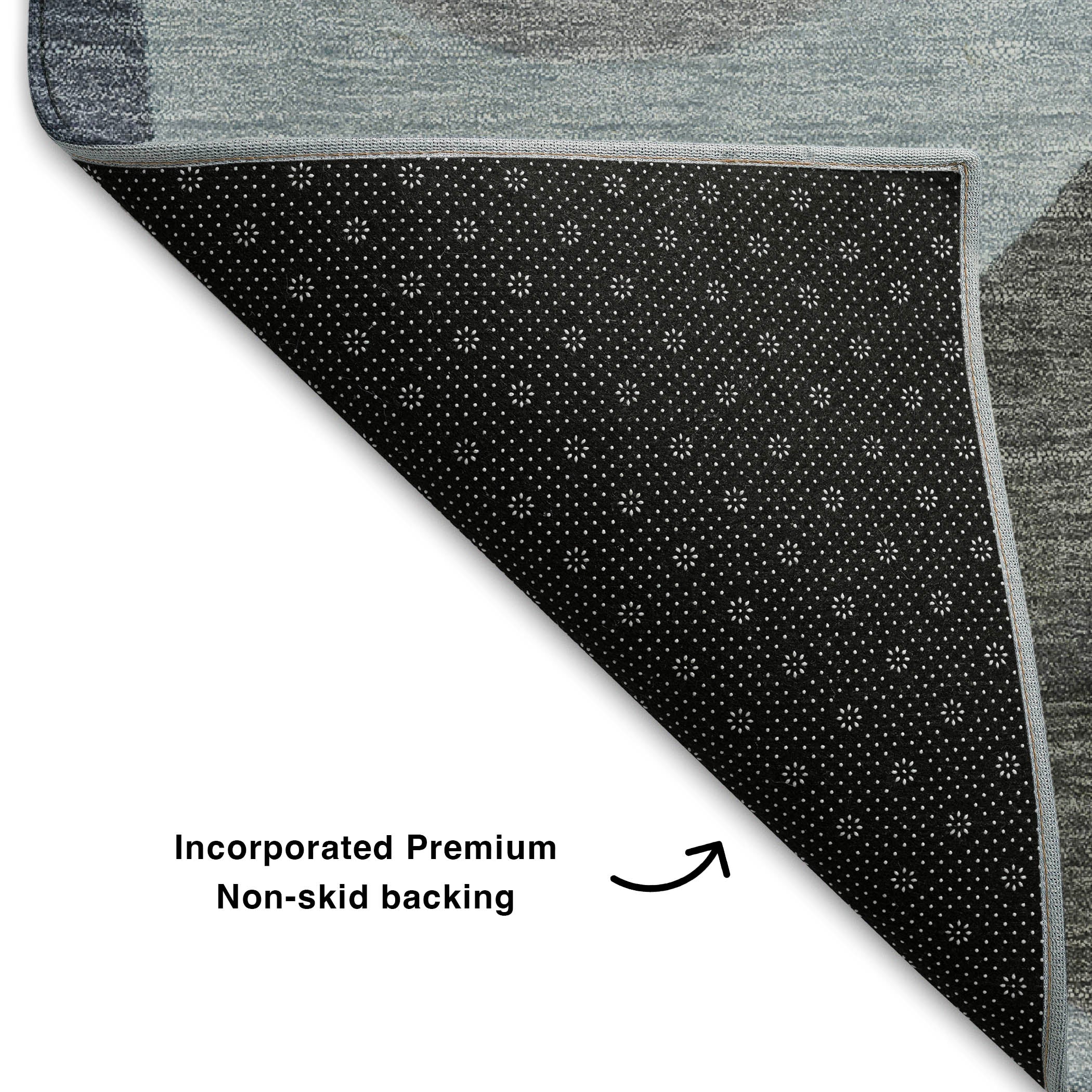Vienna Machine Washable Transitional Blue Rug 1'8" x 2'6" #shape_Rectangle
