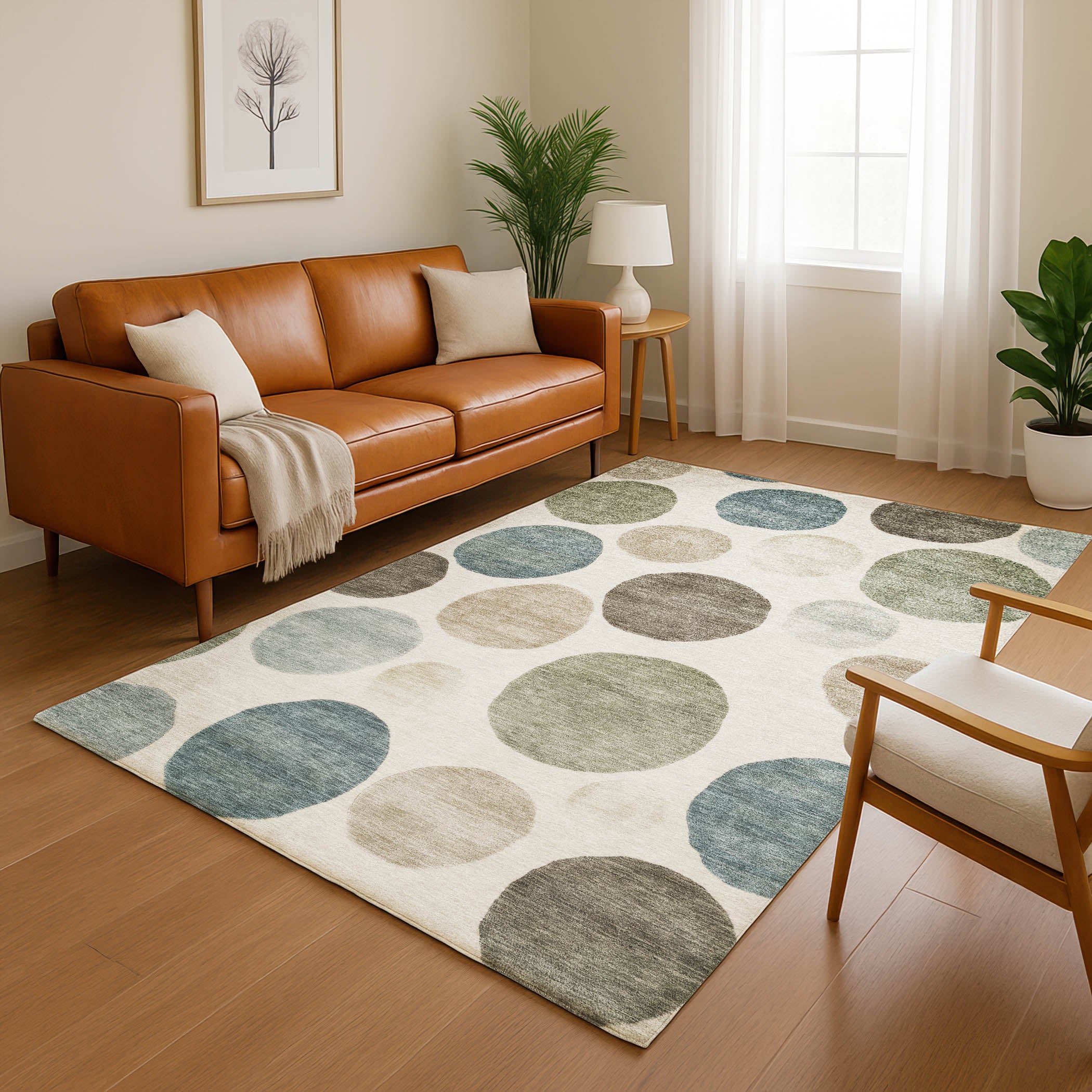 Vienna Machine Washable Transitional Ivory Rug 2'6" x 3'10" #shape_Rectangle