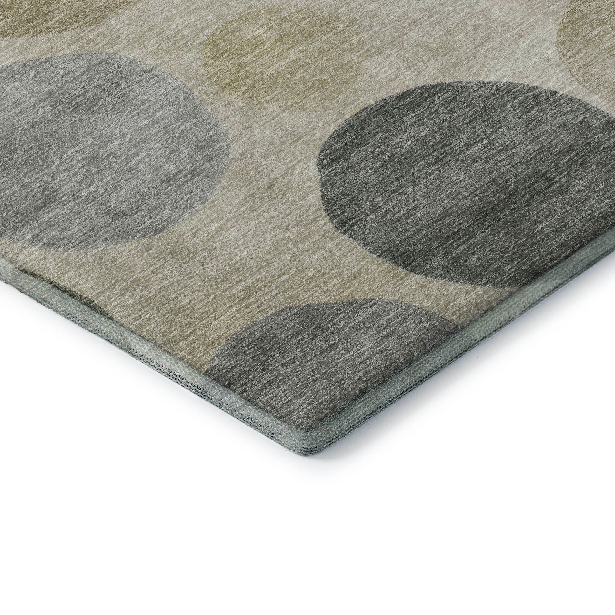 Vienna Machine Washable Transitional Taupe Brown Rug 1'8" x 2'6" #shape_Rectangle