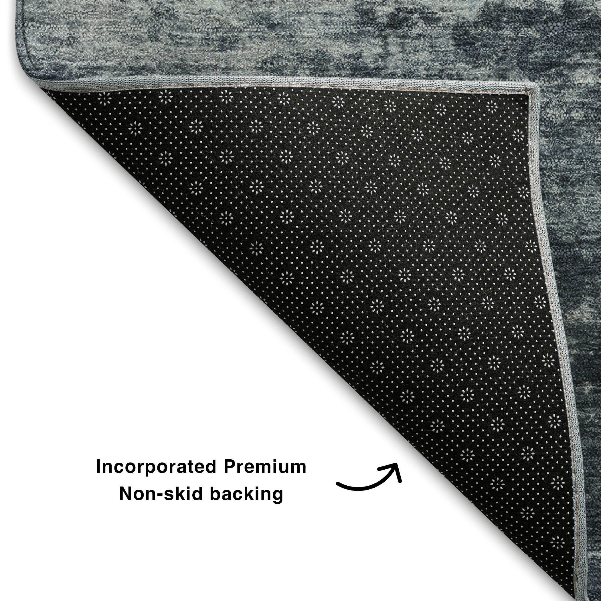 Athens Machine Washable Transitional Blue Rug 1'8" x 2'6" #shape_Rectangle