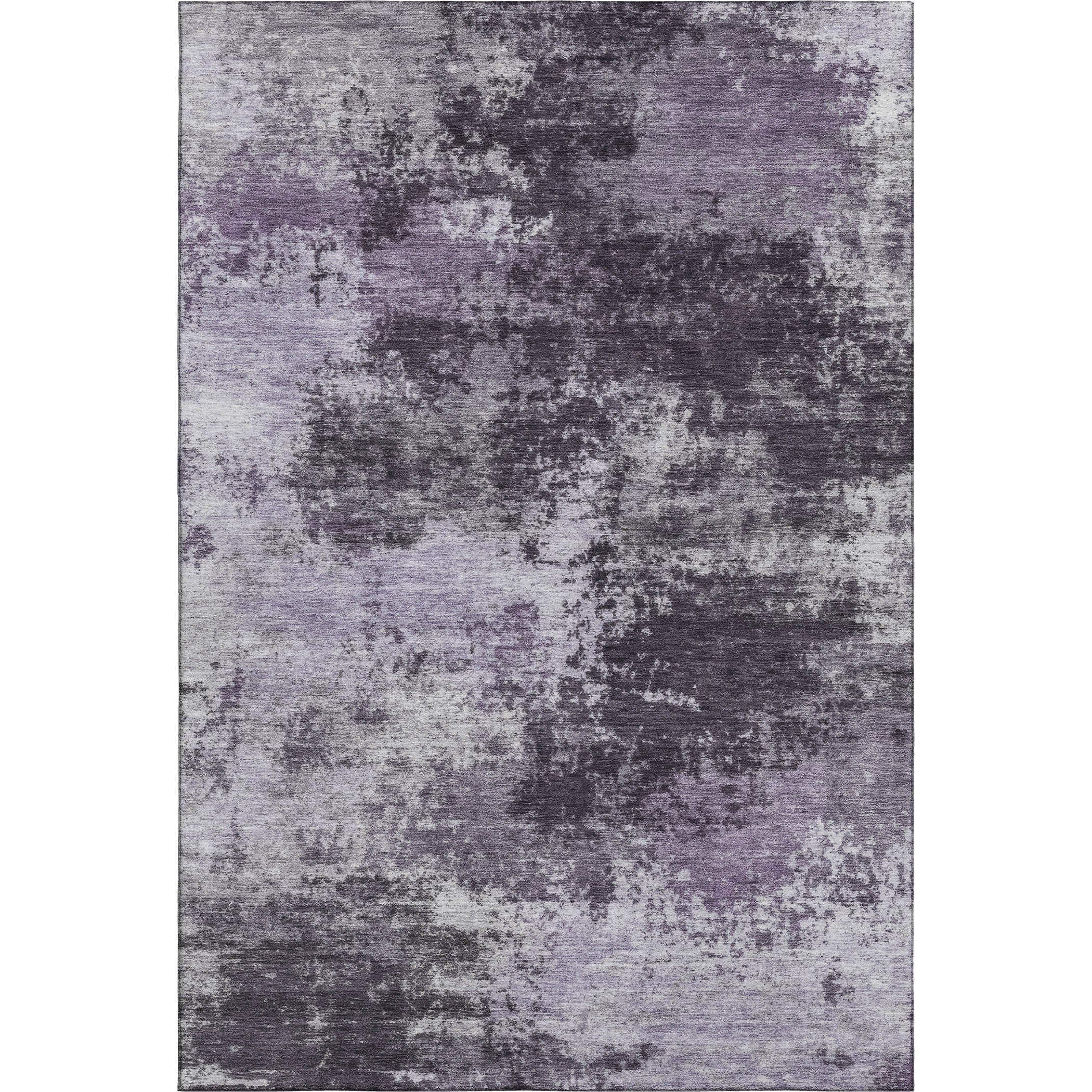 Athens Machine Washable Transitional Purple Rug 2'6" x 3'10" #shape_Rectangle