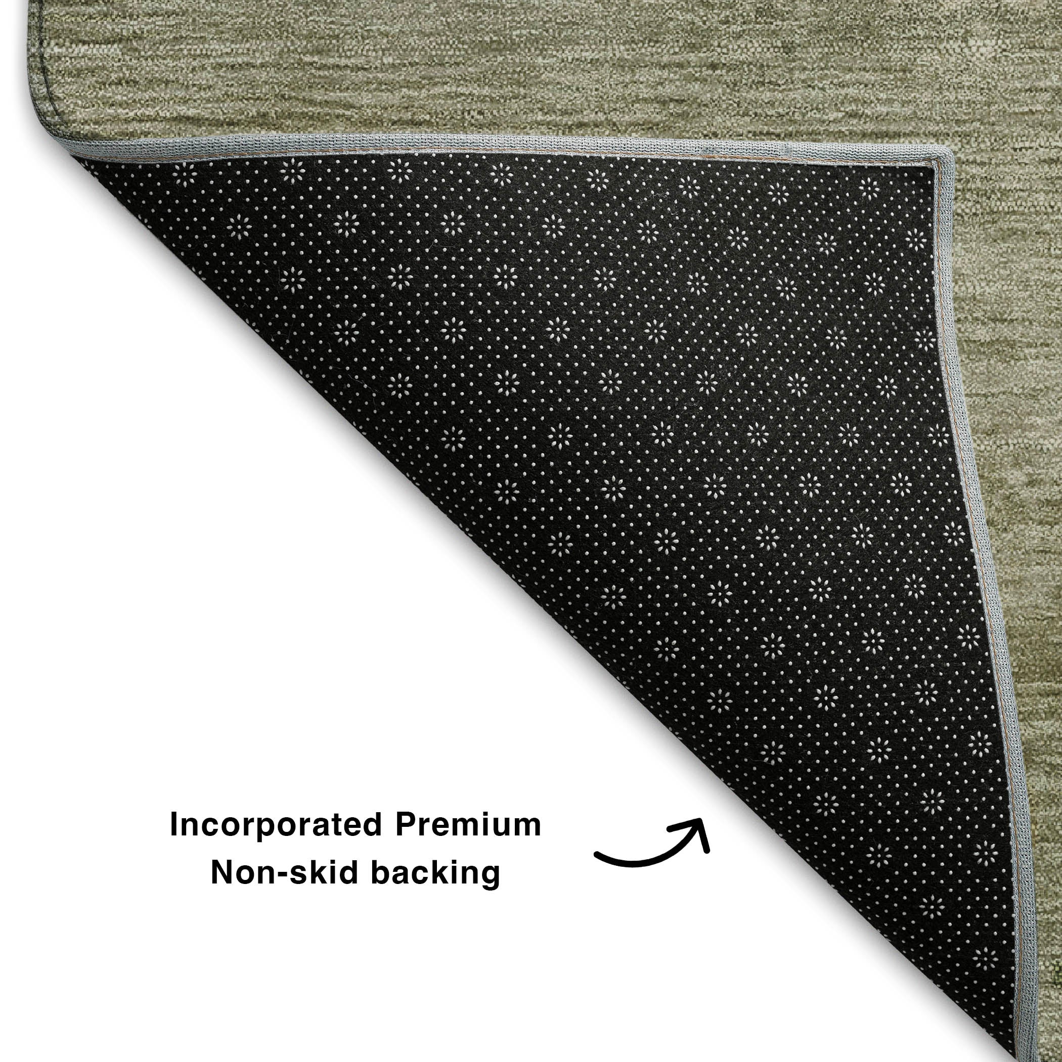 Chiang Mai Machine Washable Transitional Beige Brown Rug 1'8" x 2'6" #shape_Rectangle