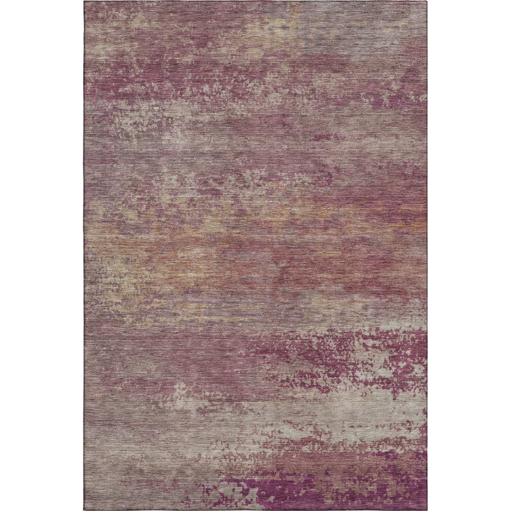 Chiang Mai Machine Washable Transitional Merlot Red Rug 2'6" x 3'10" #shape_Rectangle