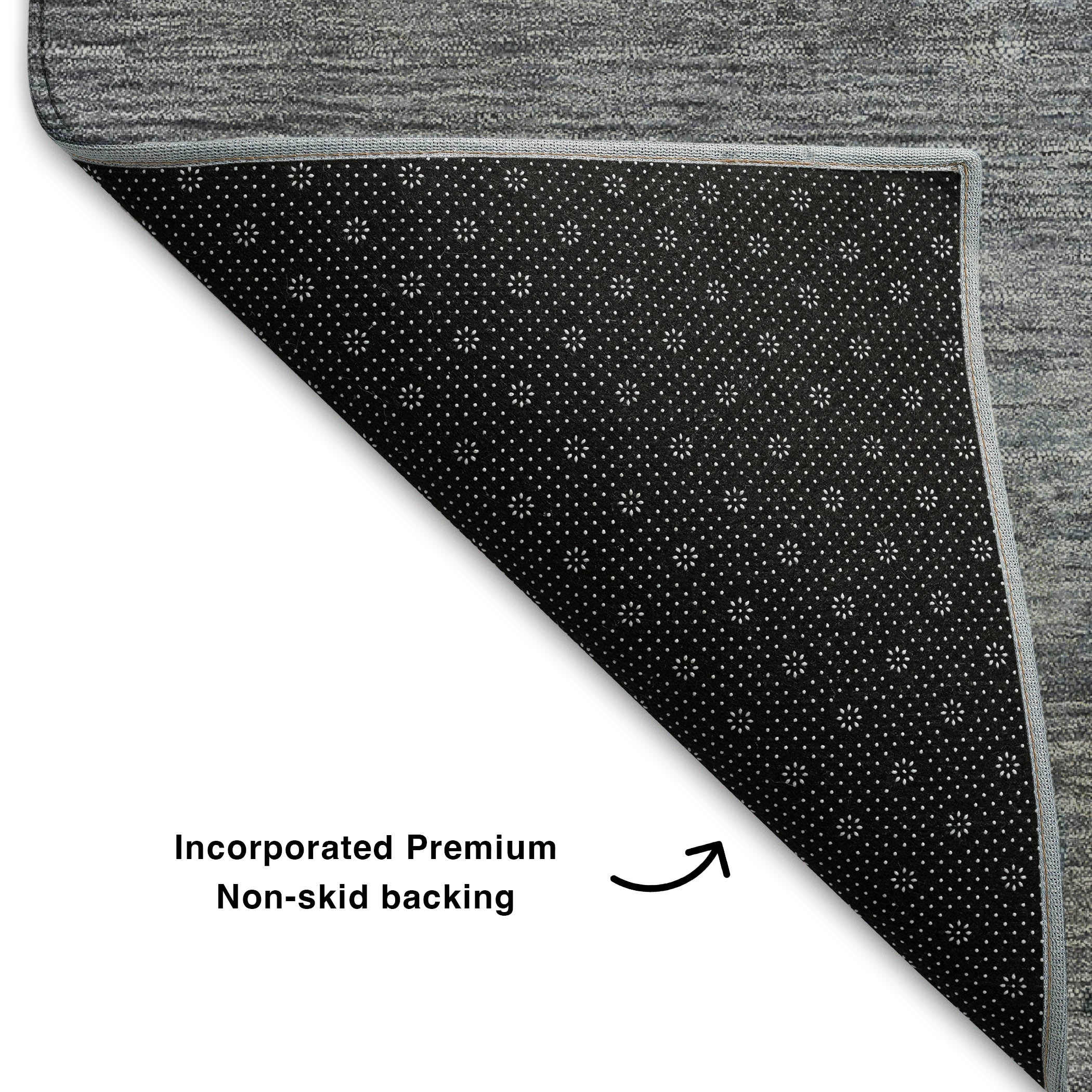 Chiang Mai Machine Washable Transitional Pewter Gray Rug 1'8" x 2'6" #shape_Rectangle