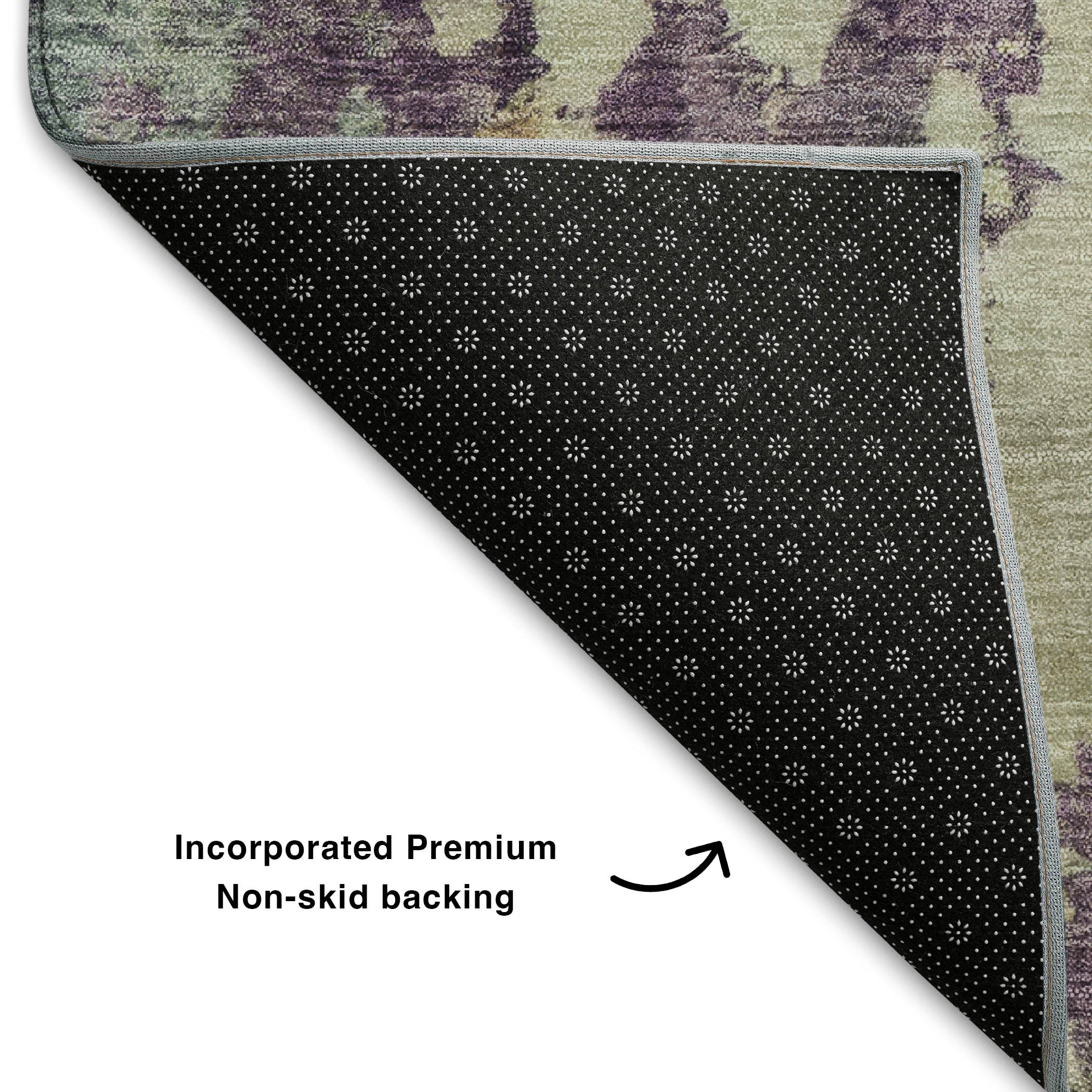 Nairobi Machine Washable Transitional Linen Ivory Rug 1'8" x 2'6" #shape_Rectangle