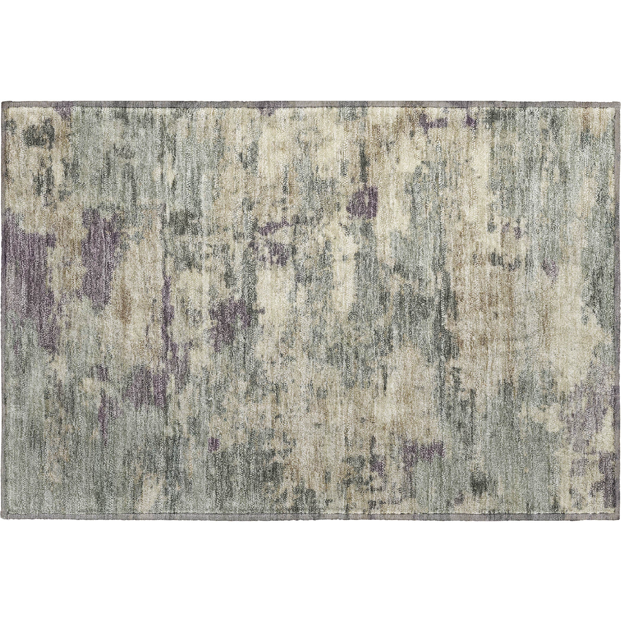 Cusco Machine Washable Transitional Sage Green Rug 1'8" x 2'6" #shape_Rectangle
