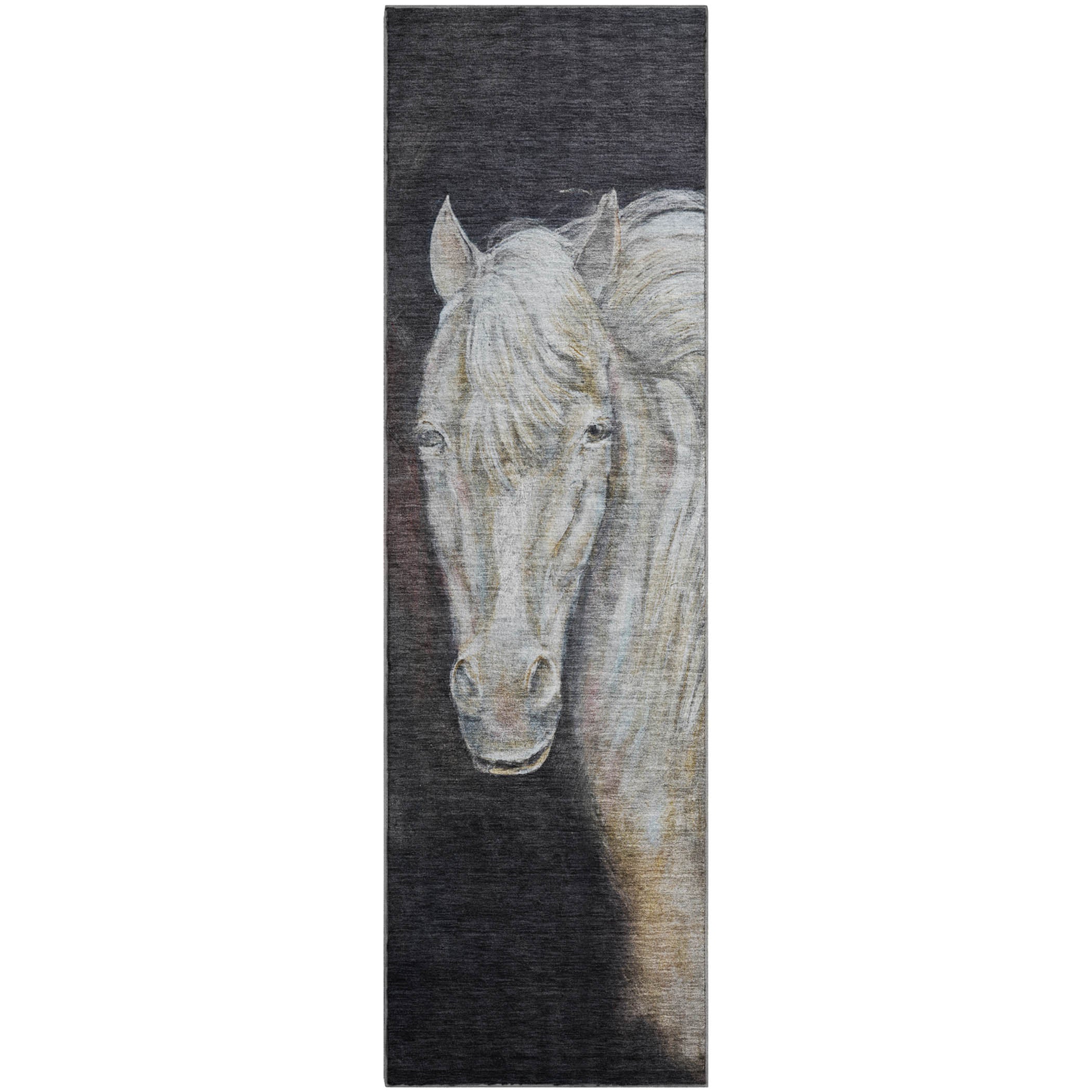 Bangkok Machine Washable Transitional Ivory Rug 2'3" x 7'6" #shape_Runner