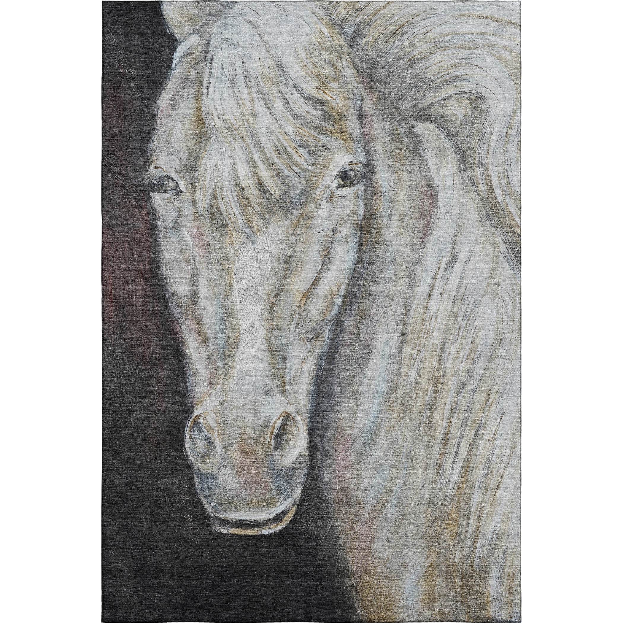 Bangkok Machine Washable Transitional Ivory Rug 2'6" x 3'10" #shape_Rectangle