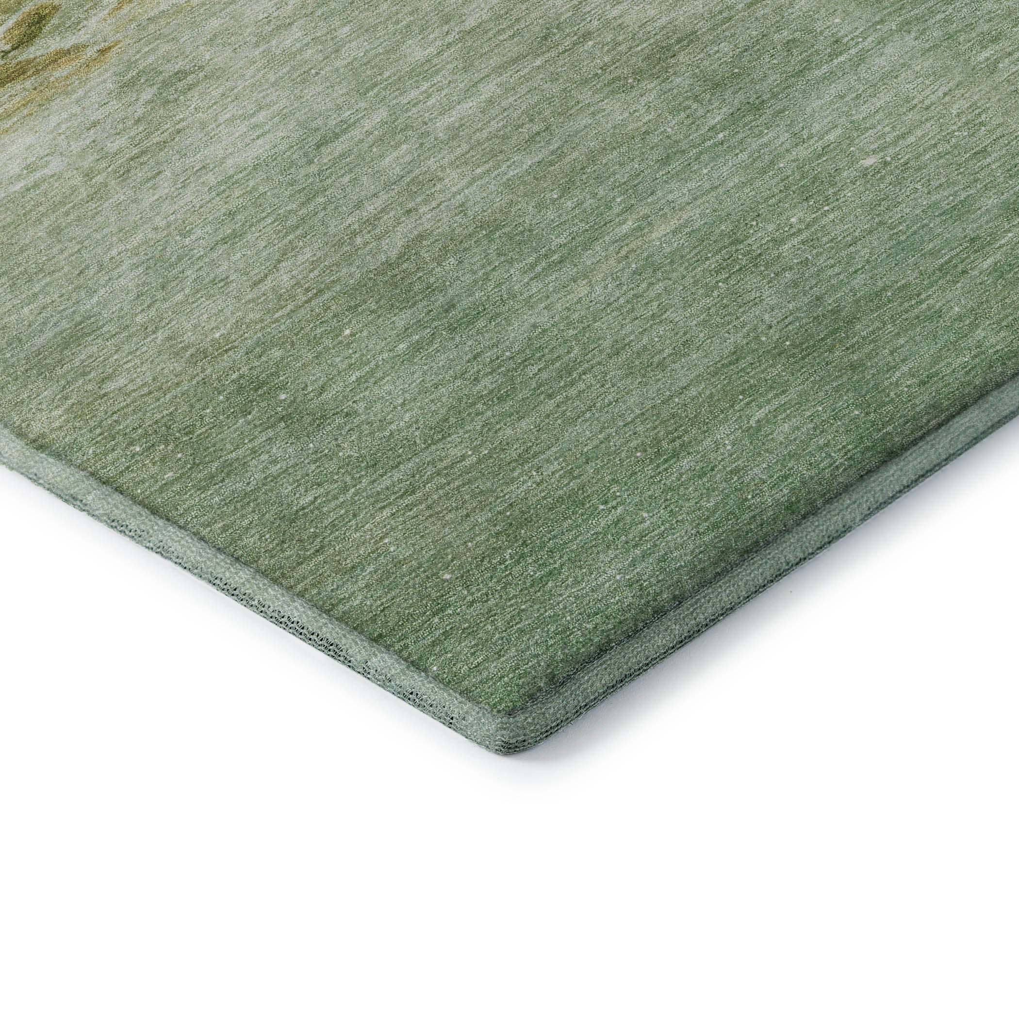 Cairo Machine Washable Transitional Green Rug 1'8" x 2'6" #shape_Rectangle