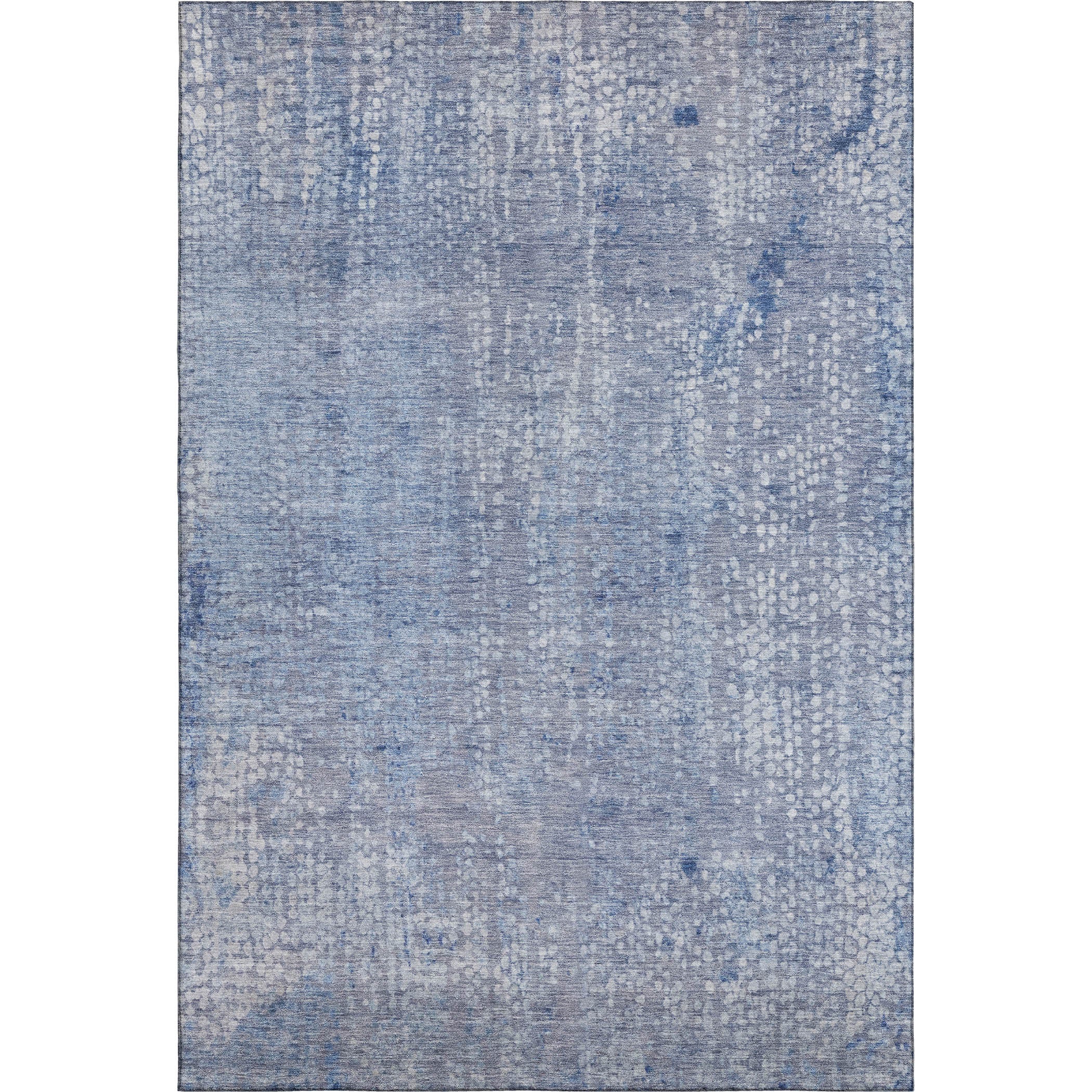 Baku Machine Washable Transitional Blue Rug 2'6" x 3'10" #shape_Rectangle