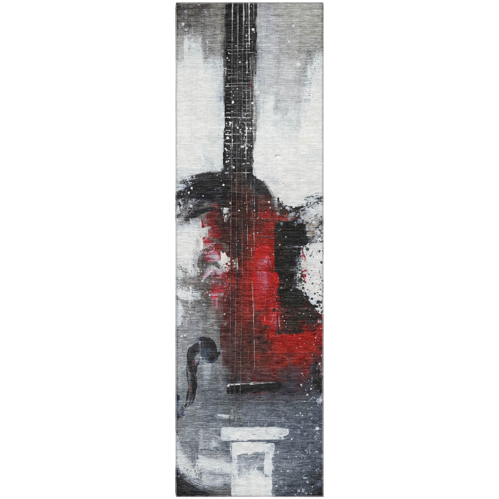 Reykjavik Machine Washable Transitional Gray Rug 2'3" x 7'6" #shape_Runner