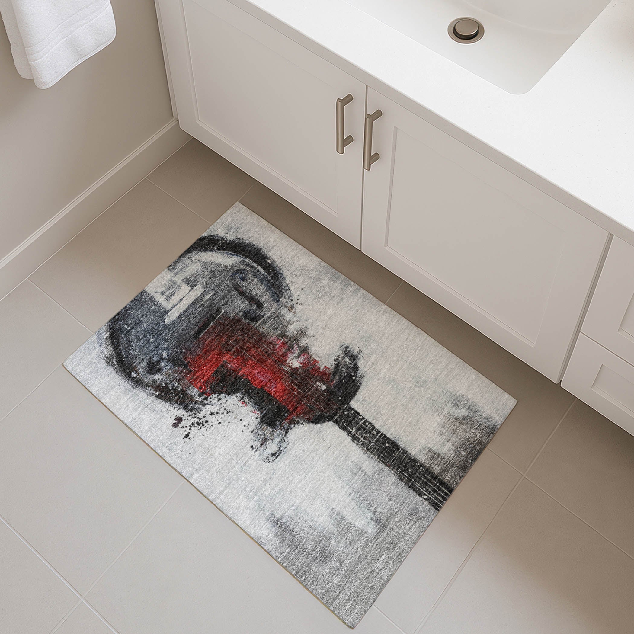 Reykjavik Machine Washable Transitional Gray Rug 1'8" x 2'6" #shape_Rectangle