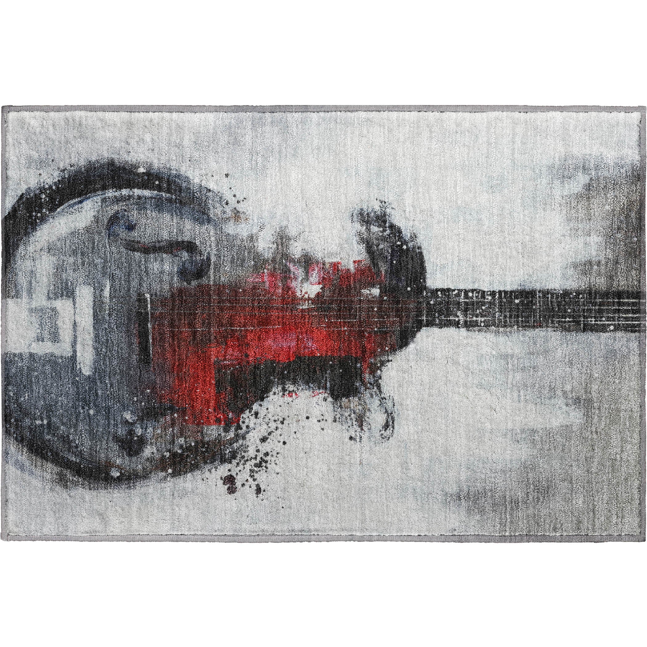 Reykjavik Machine Washable Transitional Gray Rug 1'8" x 2'6" #shape_Rectangle