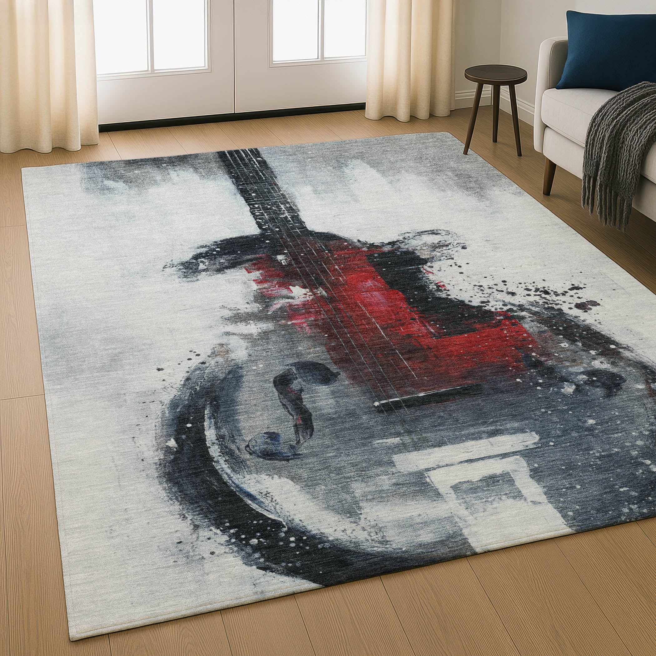 Reykjavik Machine Washable Transitional Gray Rug 2'6" x 3'10" #shape_Rectangle