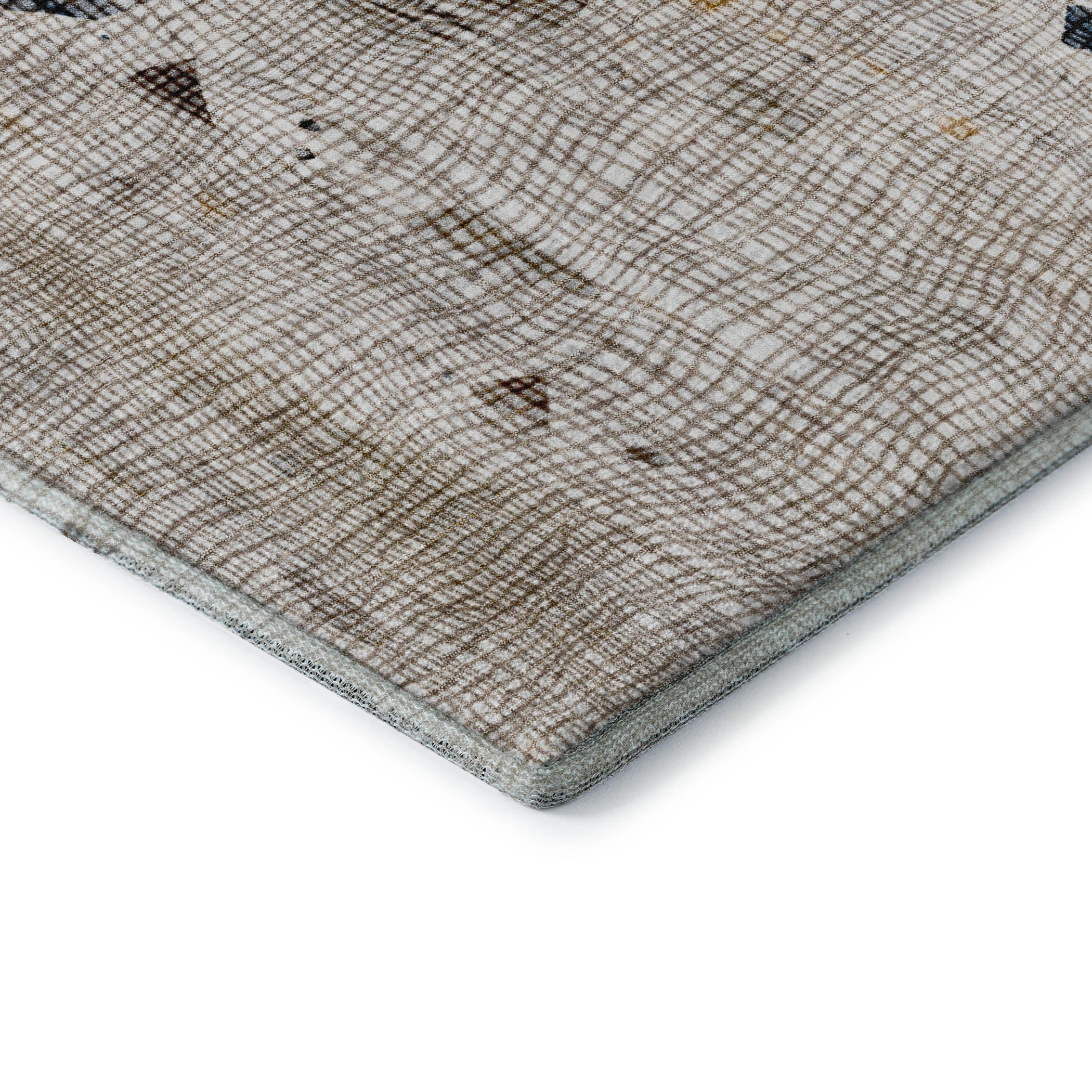 Seville Machine Washable Transitional Linen Ivory Rug 1'8" x 2'6" #shape_Rectangle