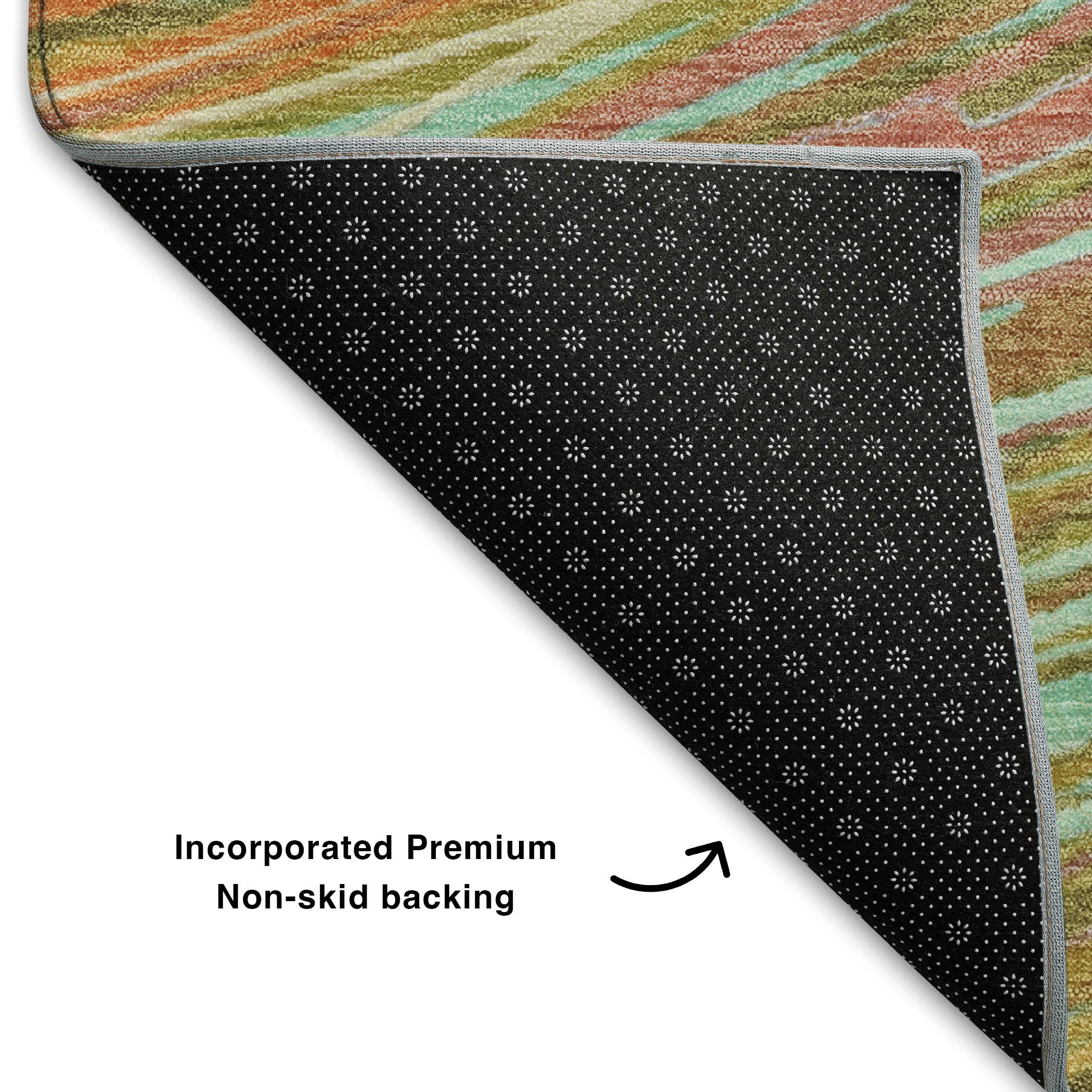 Tbilisi Machine Washable Transitional Gold Rug 1'8" x 2'6" #shape_Rectangle