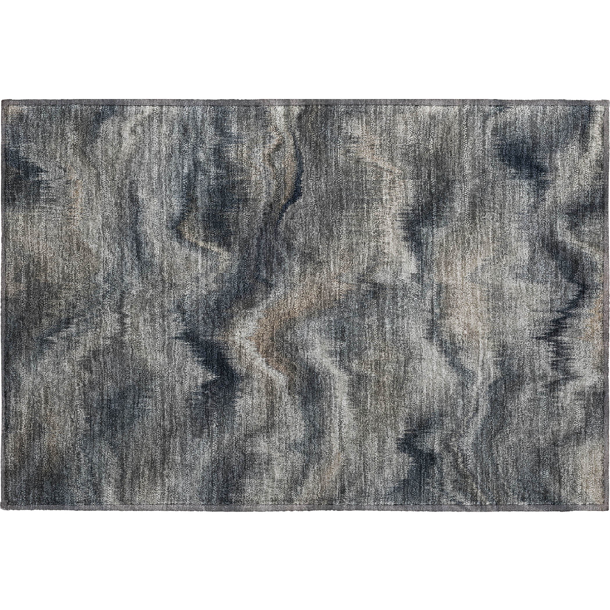 Bergen Machine Washable Transitional Gray Rug 1'8" x 2'6" #shape_Rectangle
