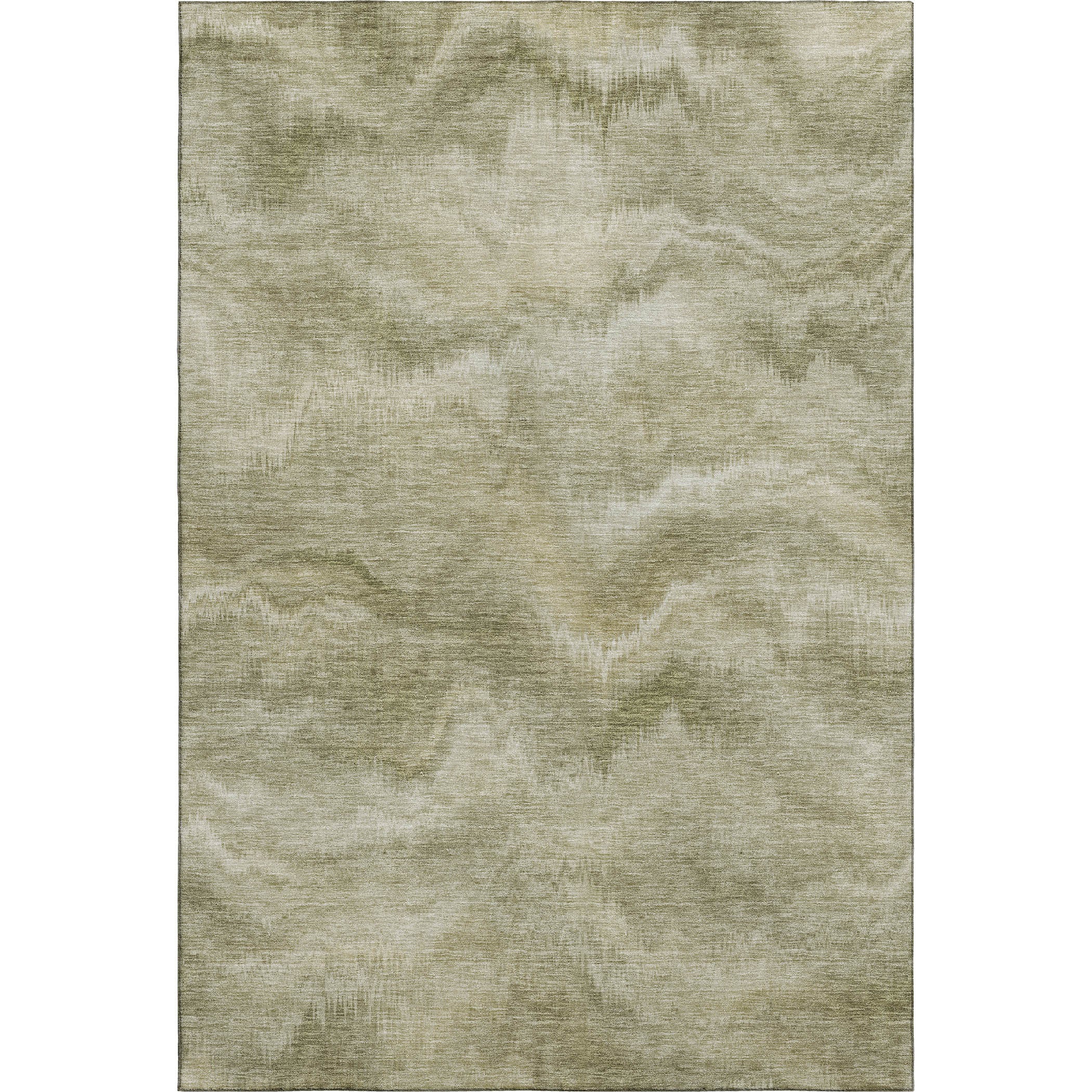 Bergen Machine Washable Transitional Sage Green Rug 2'6" x 3'10" #shape_Rectangle