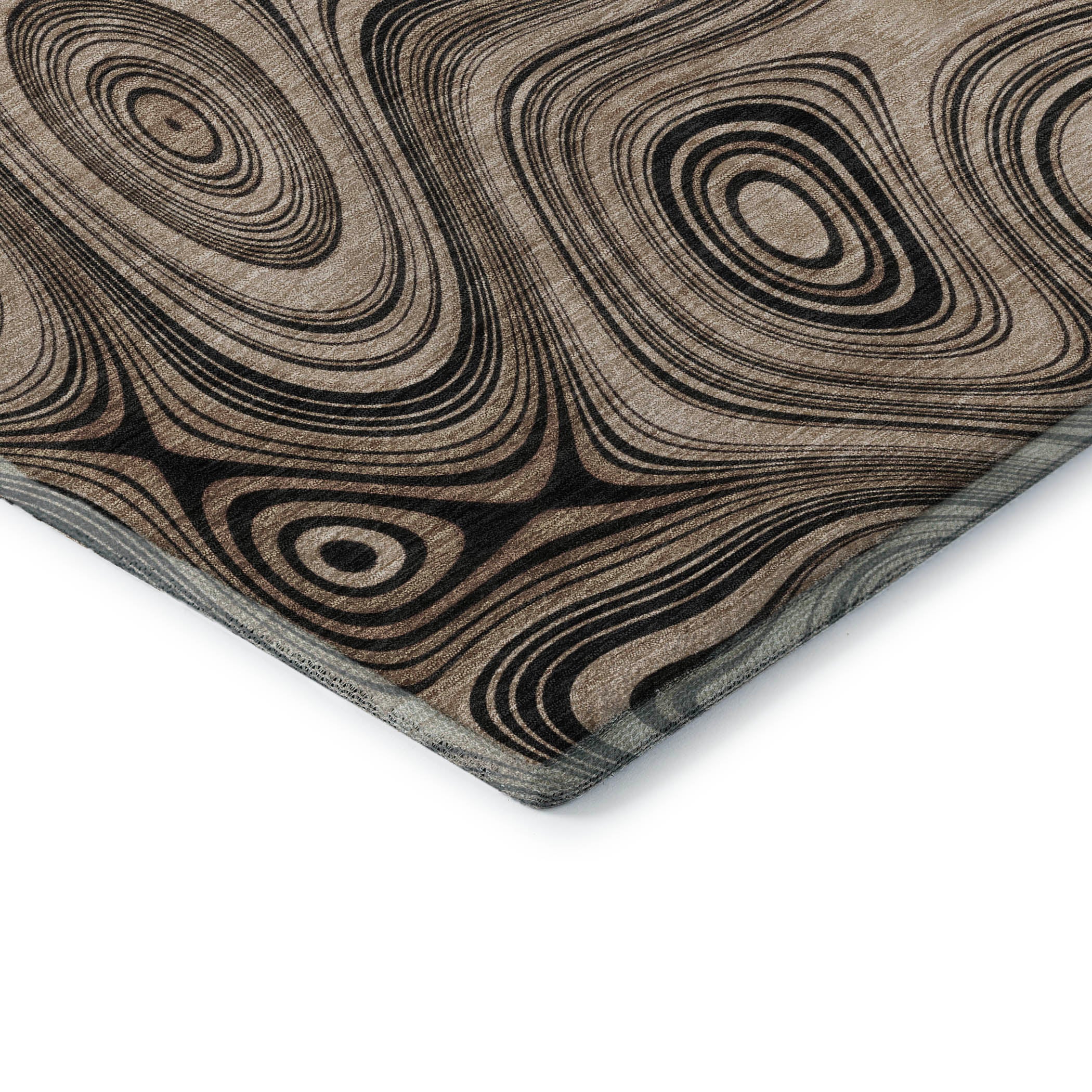 Istanbul Machine Washable Transitional Beige Brown Rug 1'8" x 2'6" #shape_Rectangle