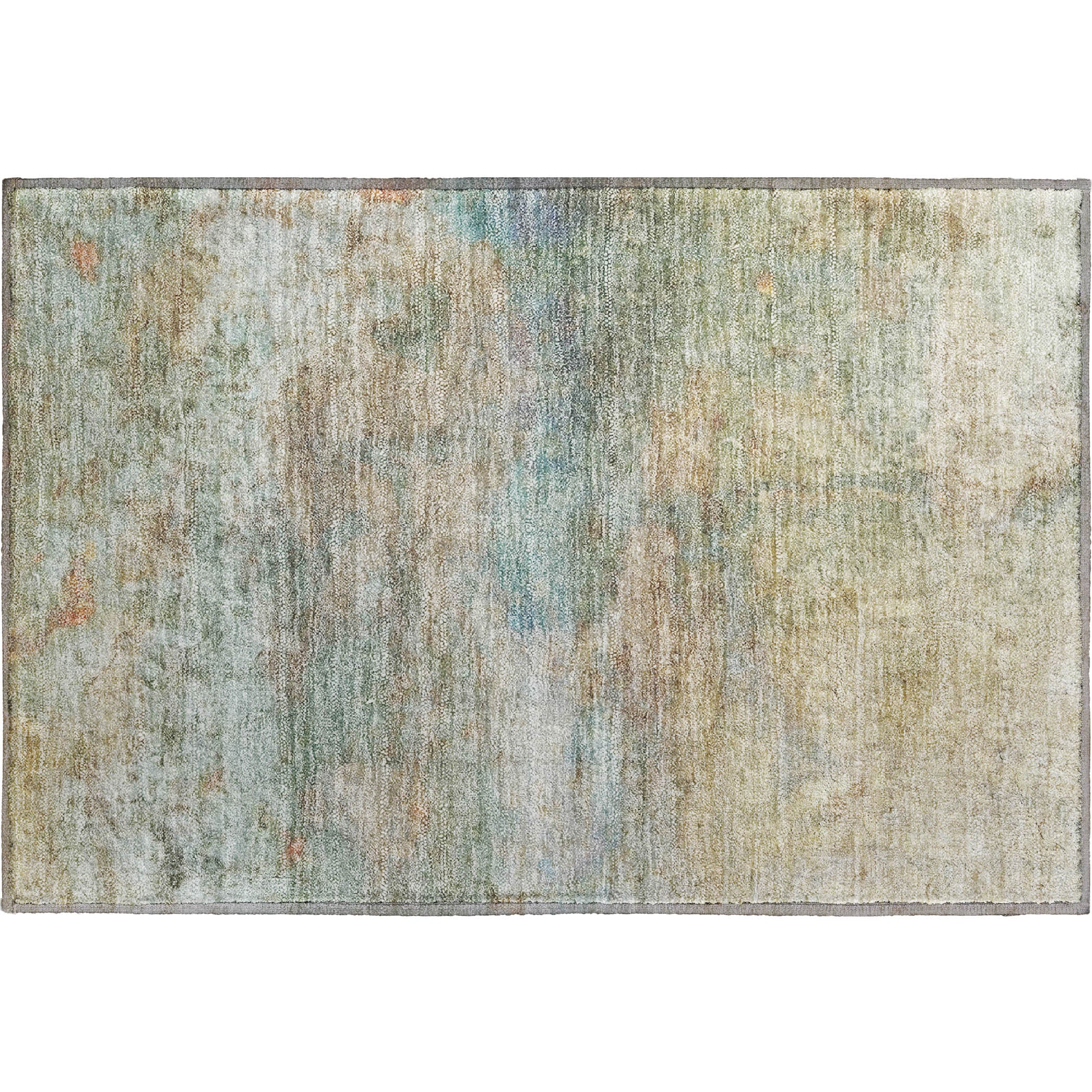 Dublin Machine Washable Transitional Wheat Gold Rug 1'8" x 2'6" #shape_Rectangle
