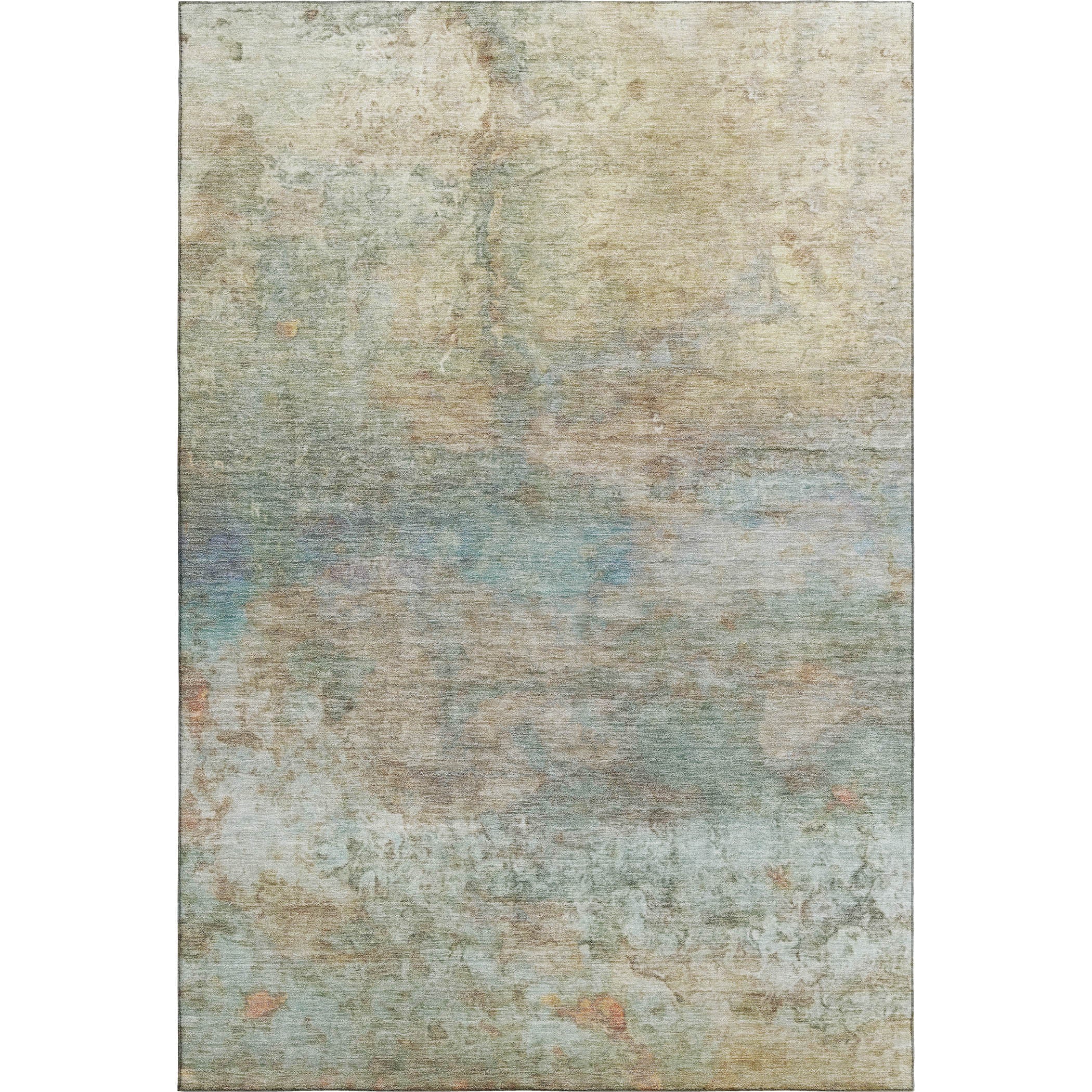 Dublin Machine Washable Transitional Wheat Gold Rug 2'6" x 3'10" #shape_Rectangle