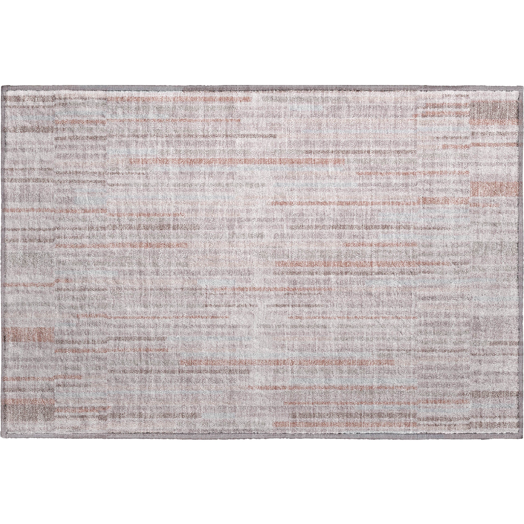 Cusco Machine Washable Transitional Coral Orange Rug 1'8" x 2'6" #shape_Rectangle