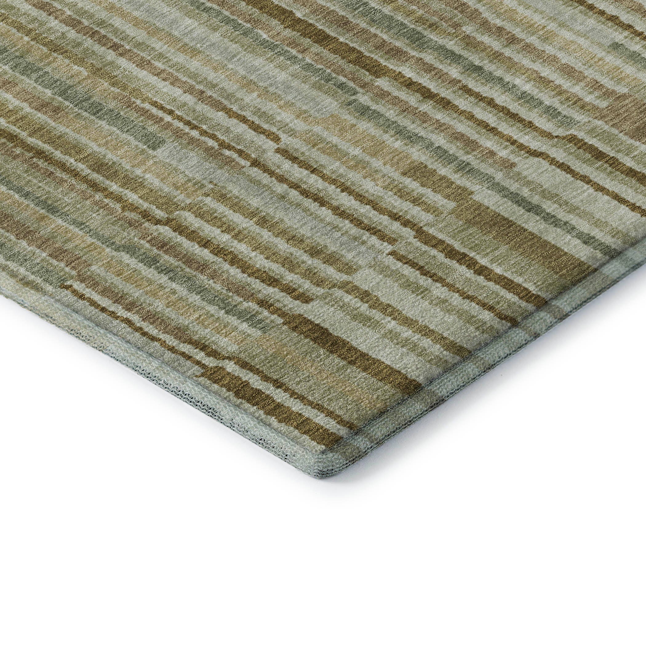 Cusco Machine Washable Transitional Khaki Brown Rug 1'8" x 2'6" #shape_Rectangle