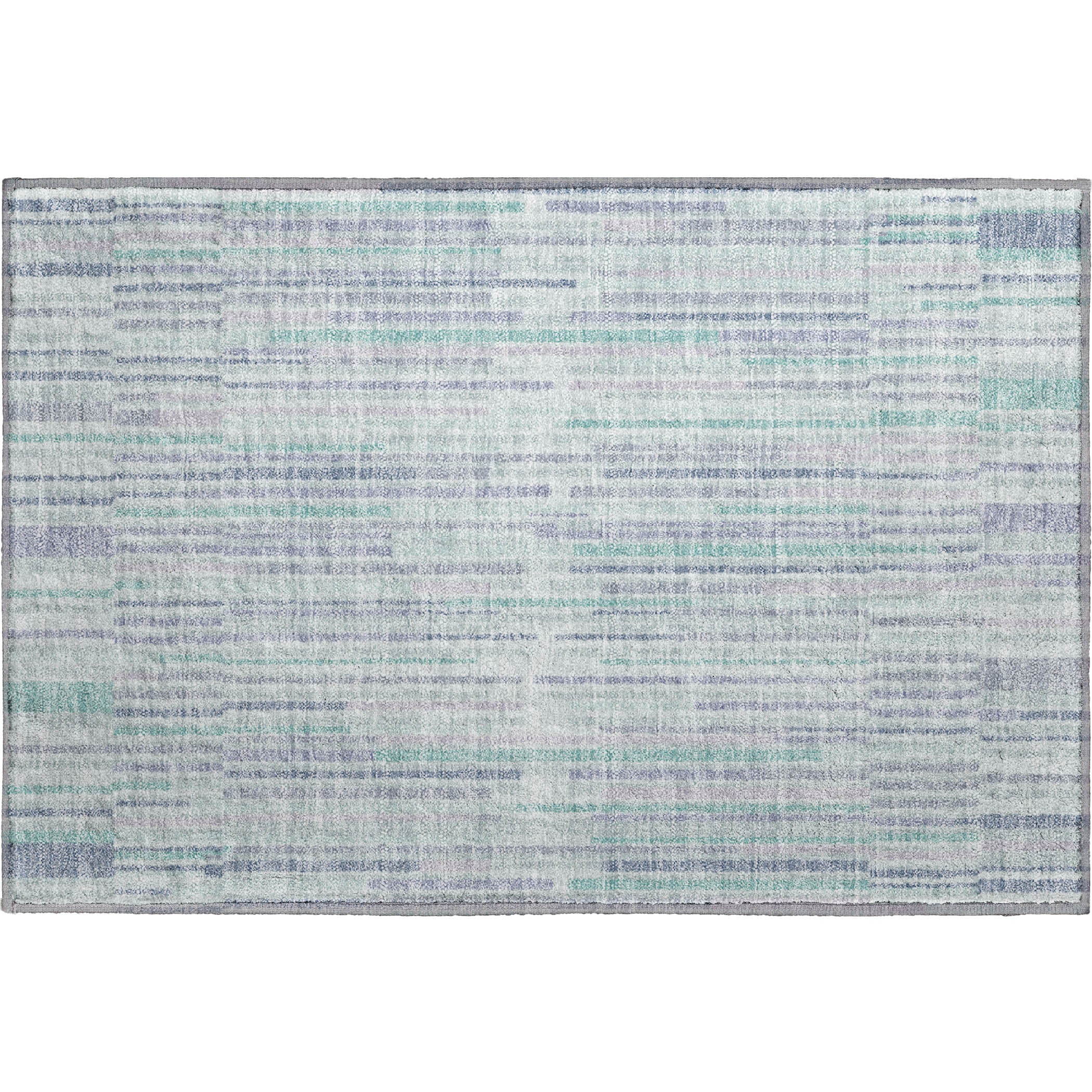 Cusco Machine Washable Transitional Mint Green Rug 1'8" x 2'6" #shape_Rectangle