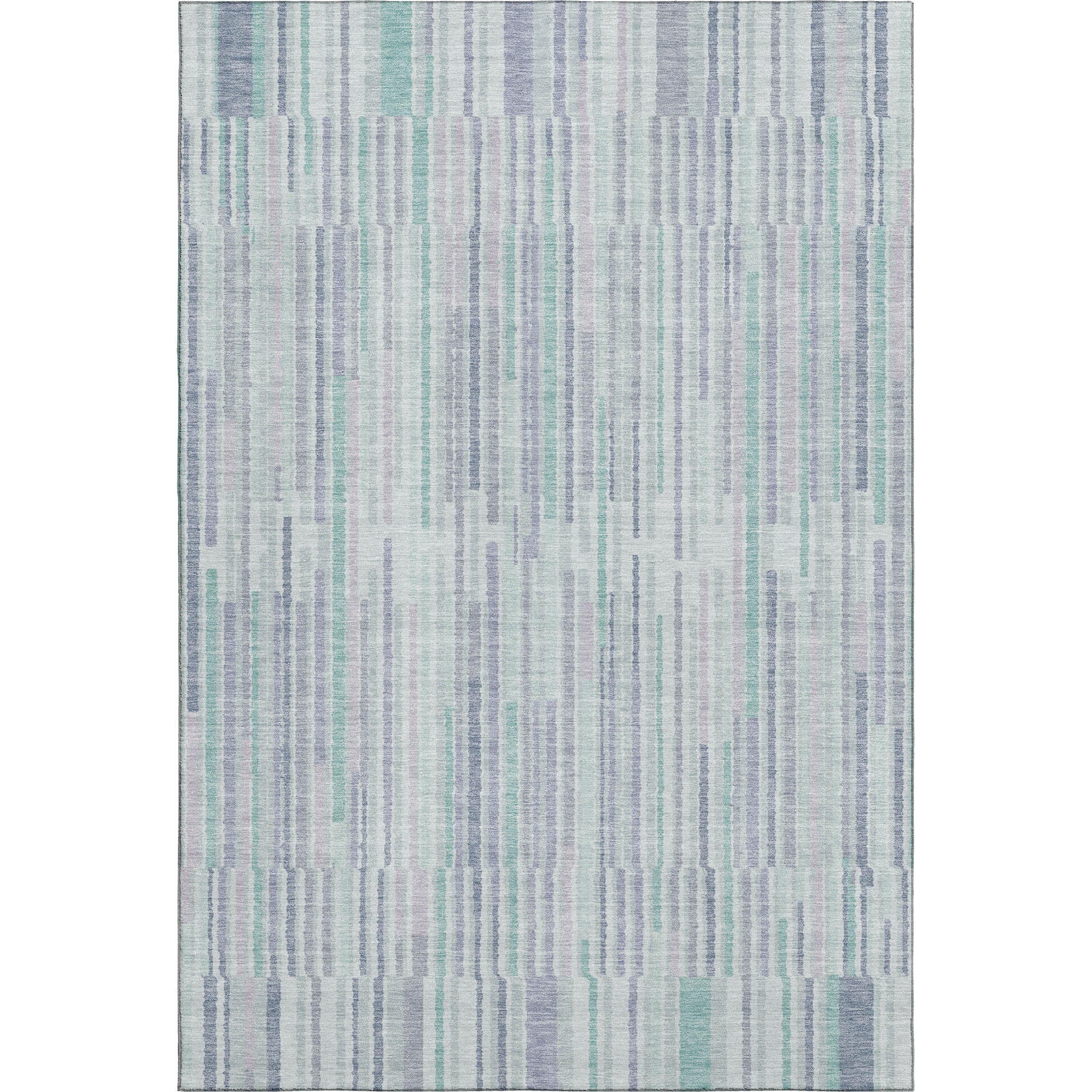 Cusco Machine Washable Transitional Mint Green Rug 2'6" x 3'10" #shape_Rectangle