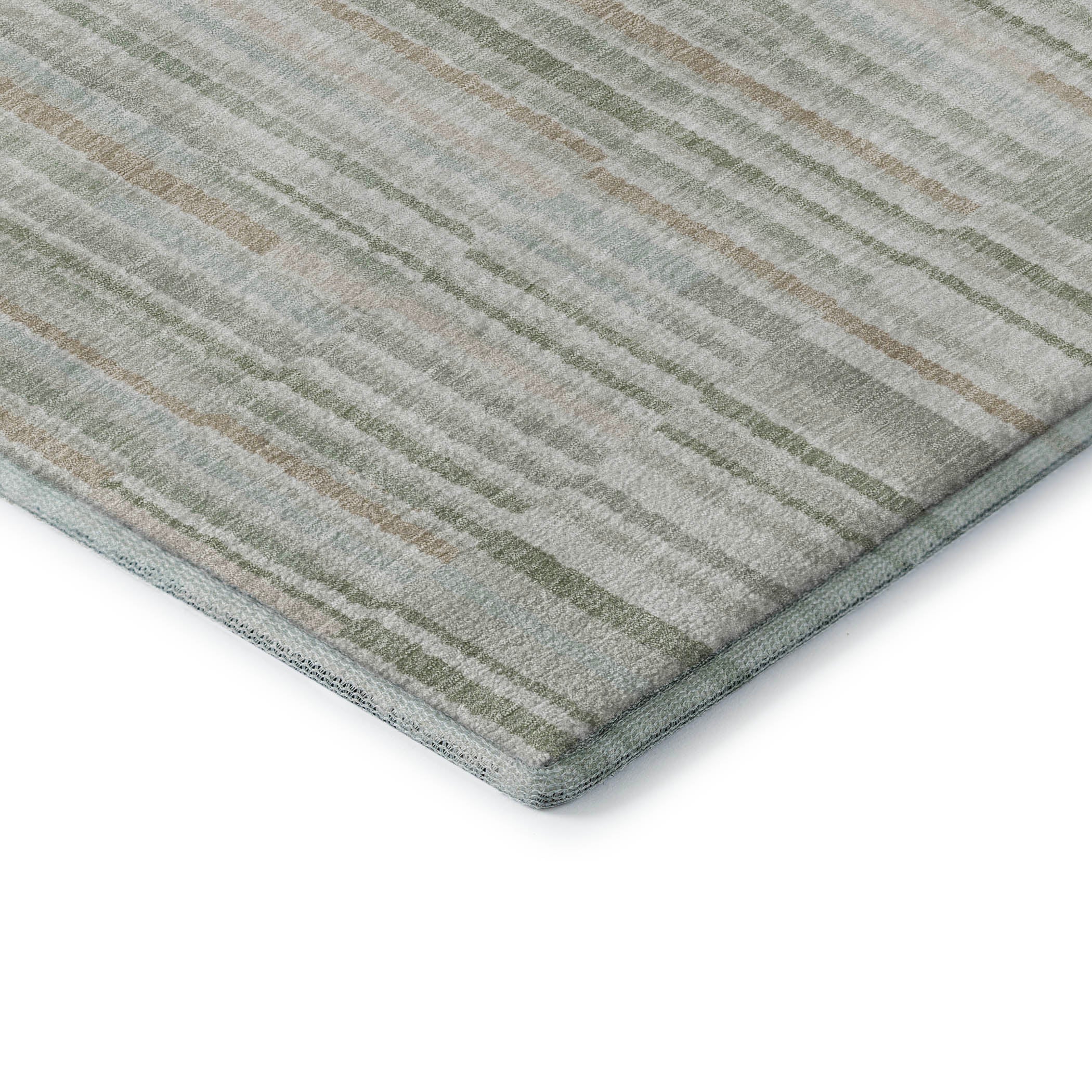 Cusco Machine Washable Transitional Sage Green Rug 1'8" x 2'6" #shape_Rectangle