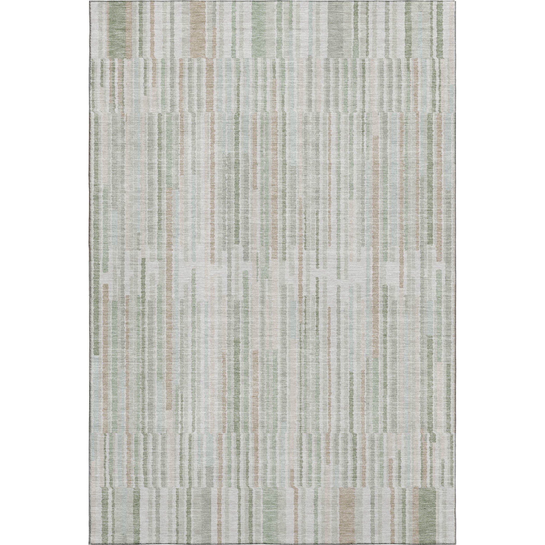 Cusco Machine Washable Transitional Sage Green Rug 2'6" x 3'10" #shape_Rectangle
